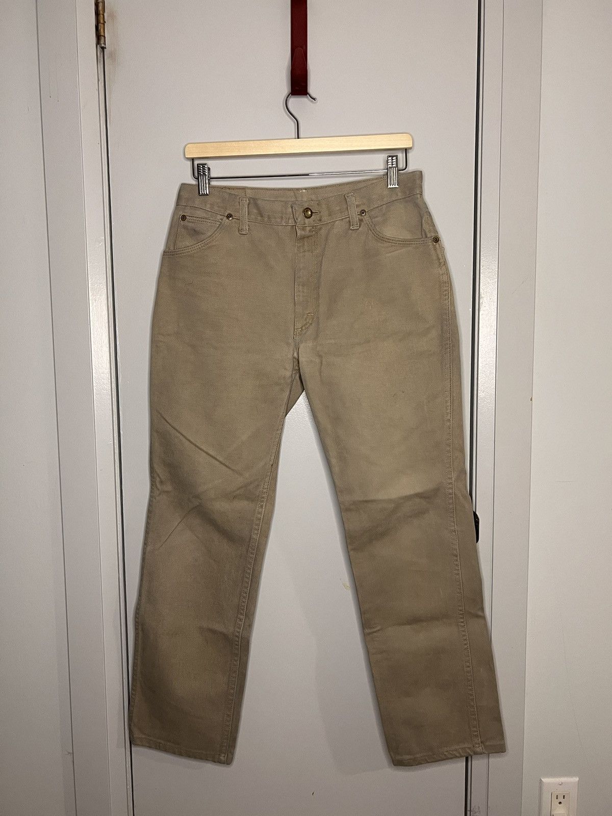 Wrangler Wrangler light brown jeans Size US 32 / EU 48 - 2 Thumbnail