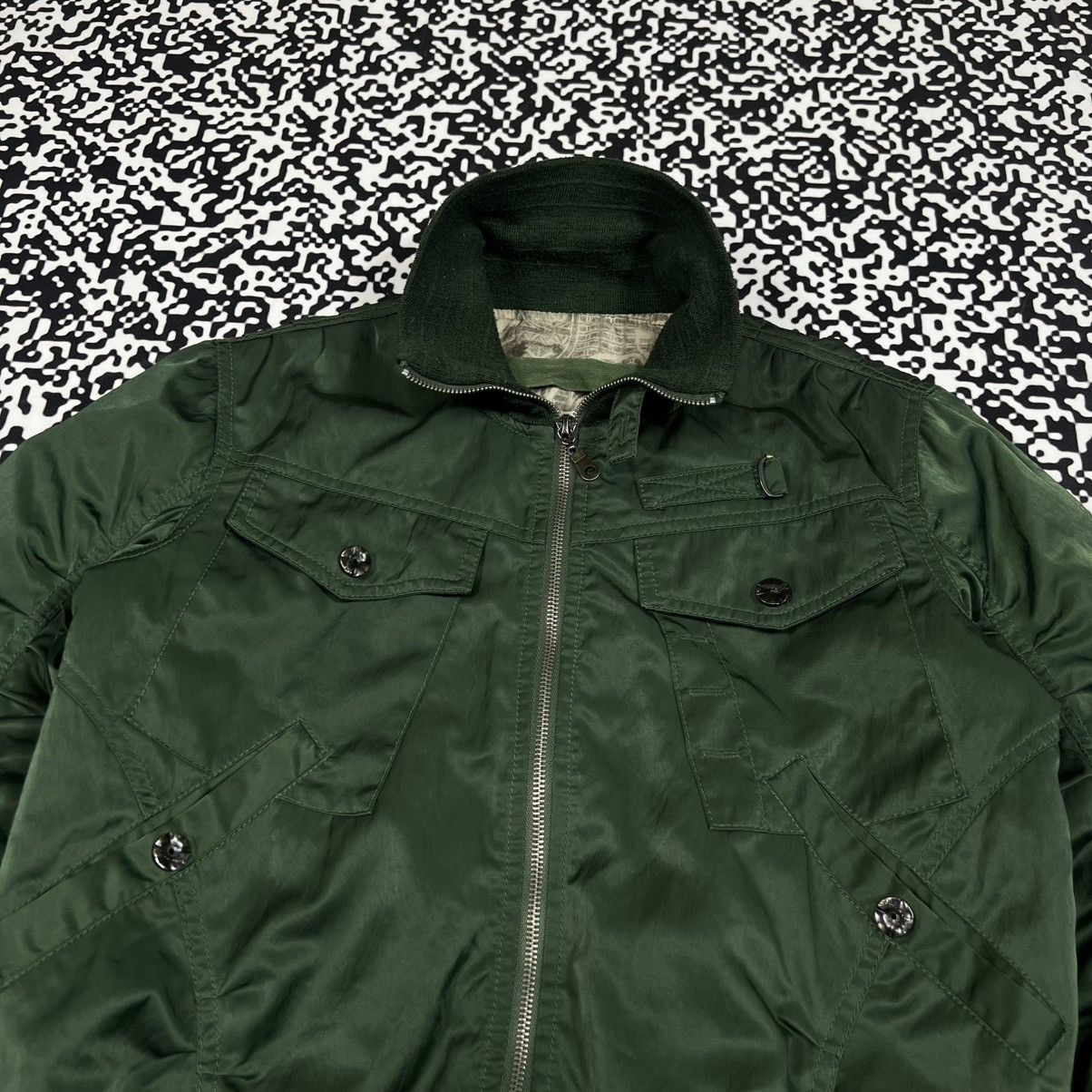 Diesel Vintage Y2K Diesel Opium Oversize Bomber Jacket Size S / US 4 / IT 40 - 10 Thumbnail
