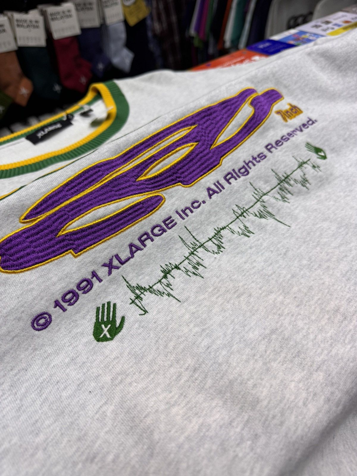 Xlarge XLarge Records 1991 Vintage Sweatshirt Size US XL / EU 56 / 4 - 6 Thumbnail