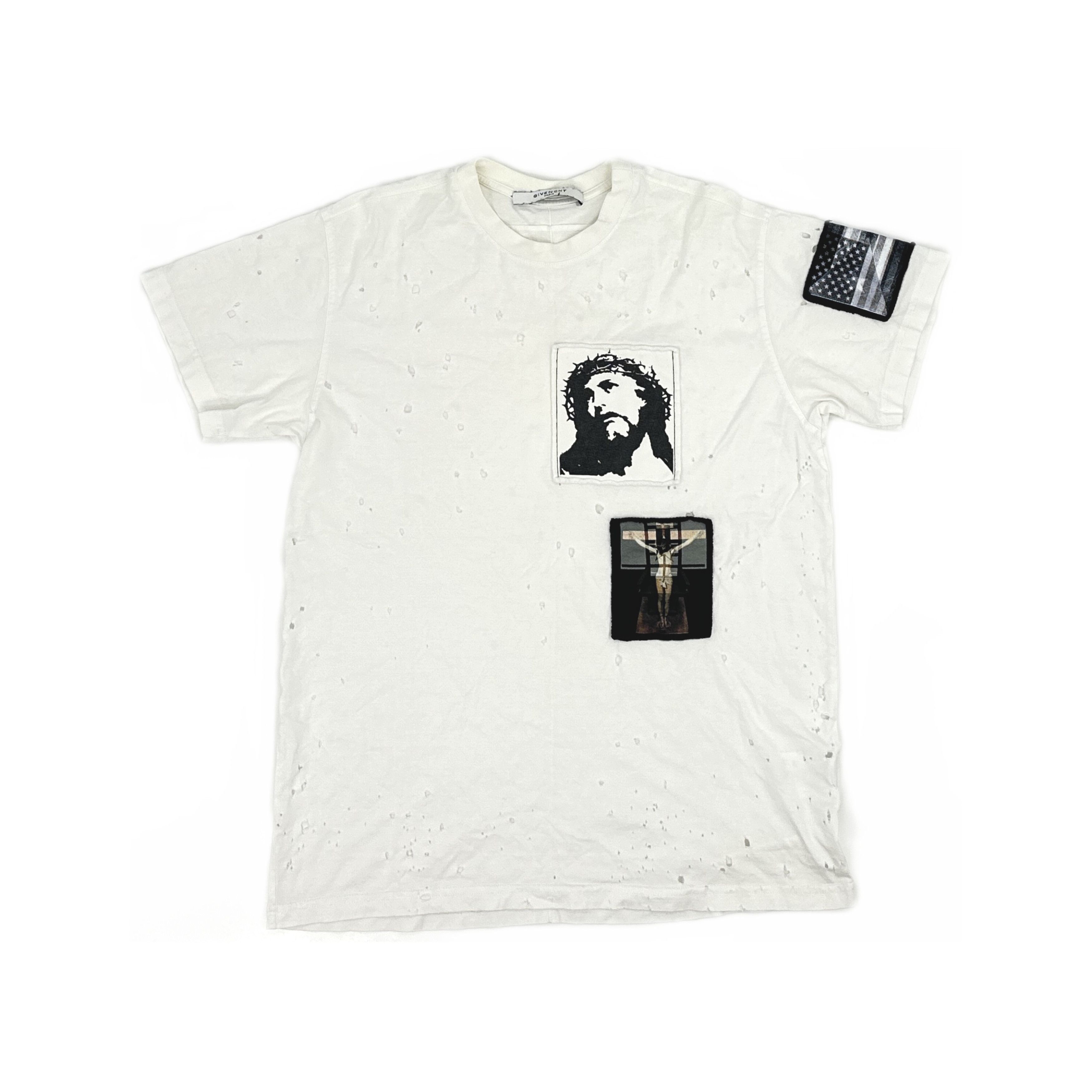 Givenchy Givenchy Jesus Patch T-Shirt Size US XXS Size US XXS / EU 40 - 1 Thumbnail
