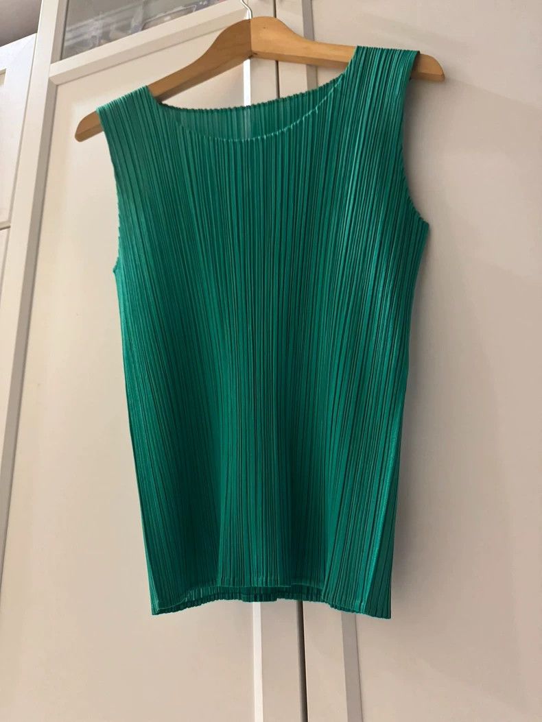 Issey Miyake Issey Miyake size:5 Green pleated vest Size M / US 6-8 / IT 42-44 - 7 Thumbnail