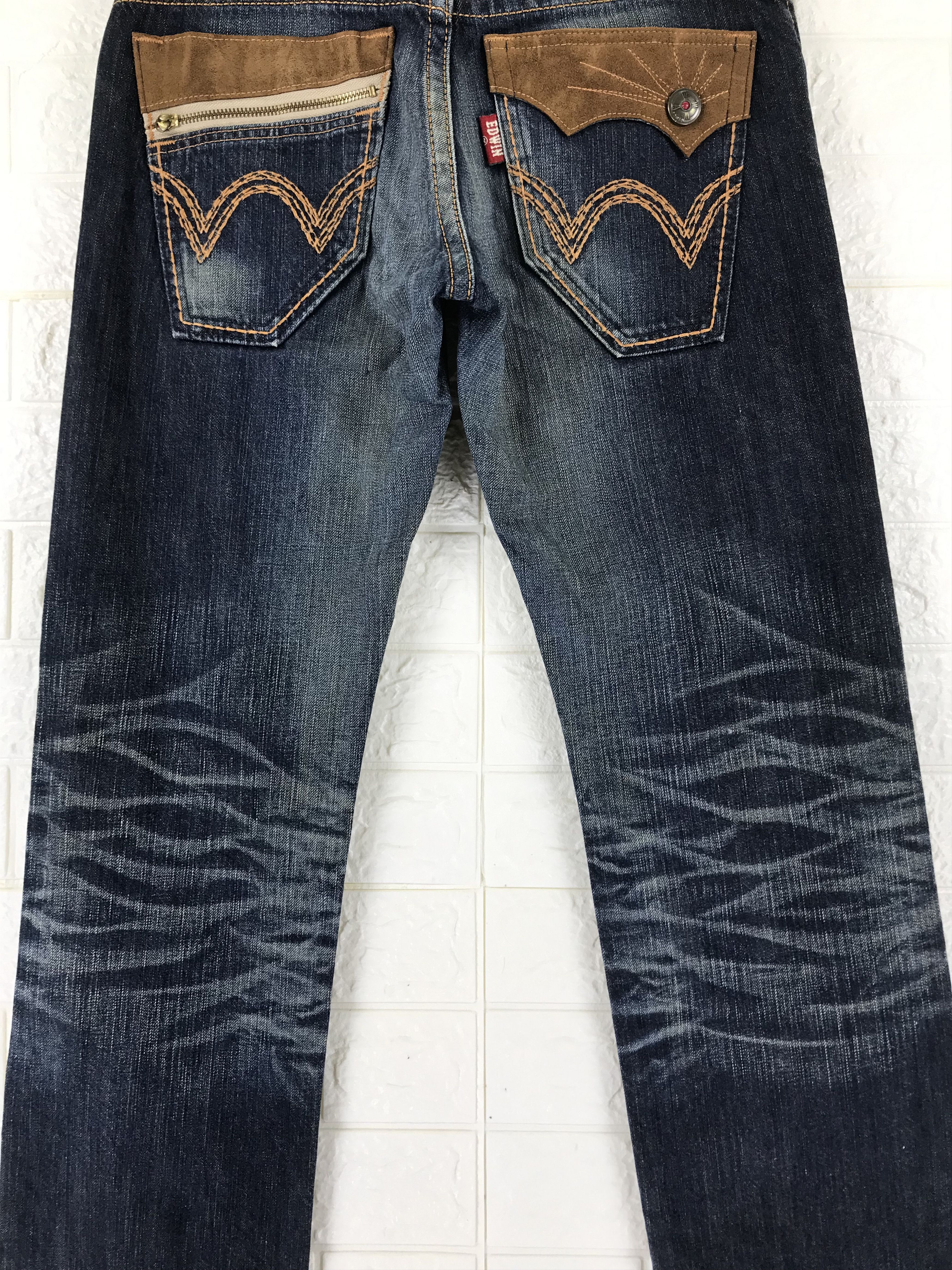 Edwin Vintage Edwin XV Faded Blue Jeans Size US 30 / EU 46 - 7 Thumbnail