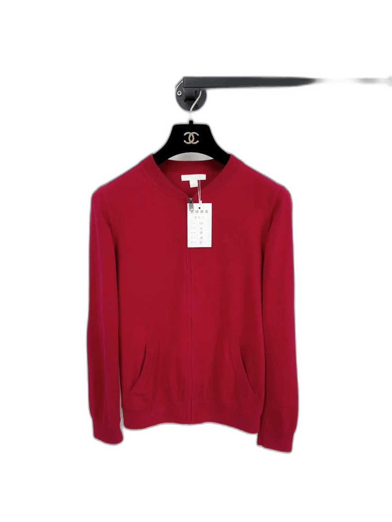 Burberry Burberry Knitted Sweater Red Size XS/S Size XS / US 0-2 / IT 36-38 - 1 Thumbnail