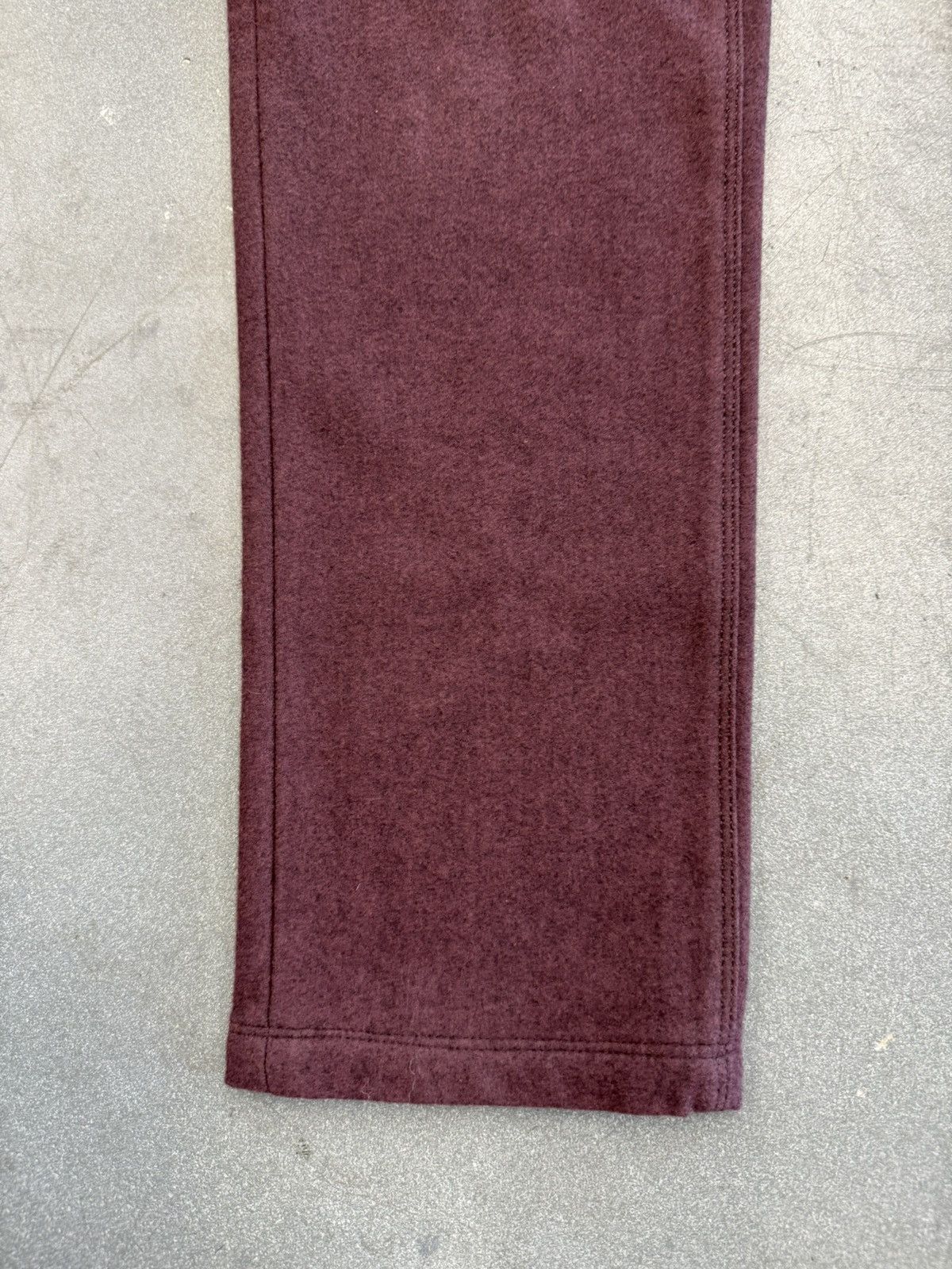Loro Piana Loro Piana Virgin Wool Dark Wine Pants Size US 31 - 3 Thumbnail