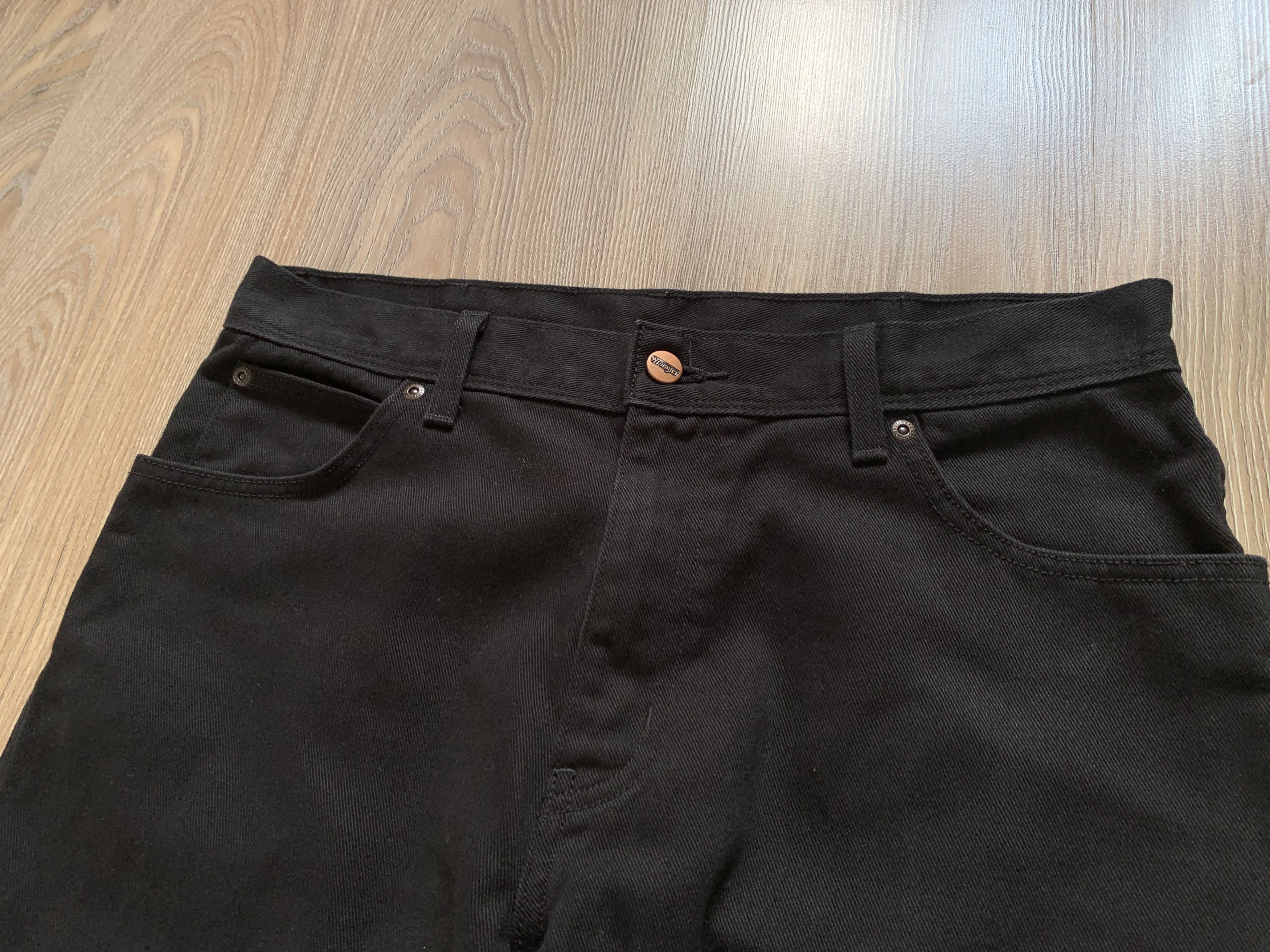 Wrangler Wrangler Regular Fit Black Jeans Size US 34 / EU 50 - 4 Thumbnail