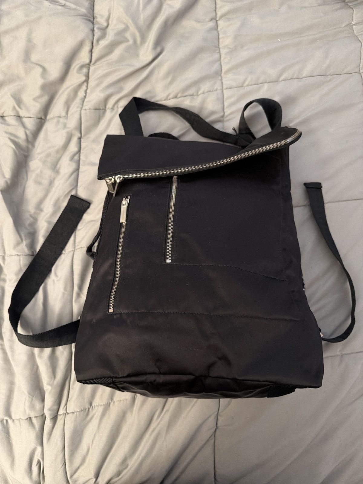 Rick Owens Rick Owens ss22 Fogachine Nylon Cargo Backpack Bag Size ONE SIZE - 1 Thumbnail