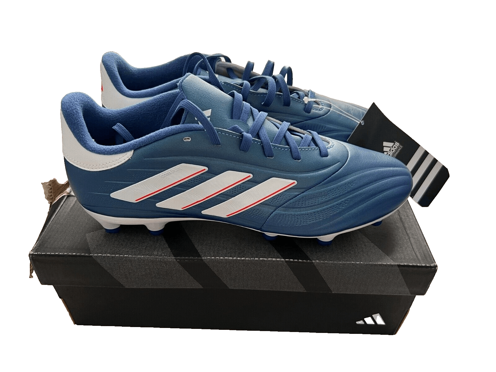 Adidas Adidas Copa Pure II.3 Firm Soccer Cleats Blue ( 9.5 ) Size US 9.5 / EU 42-43 - 3 Thumbnail