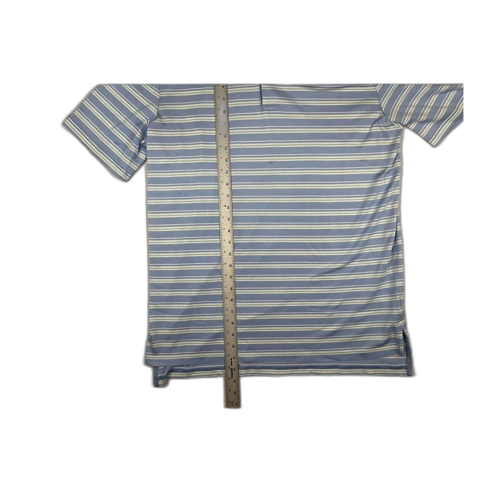 RLX Ralph Lauren Ralph Lauren RLX Mens Striped Golf Polo Shirt Performance St Size US L / EU 52-54 / 3 - 6 Thumbnail
