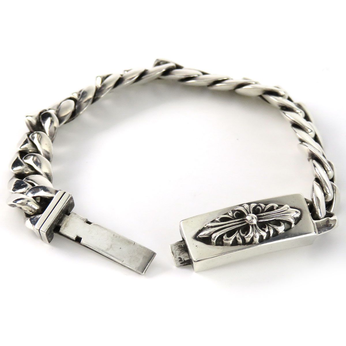 Chrome Hearts Chrome Hearts Floral Cross ID Bracelet Size ONE SIZE - 4 Thumbnail
