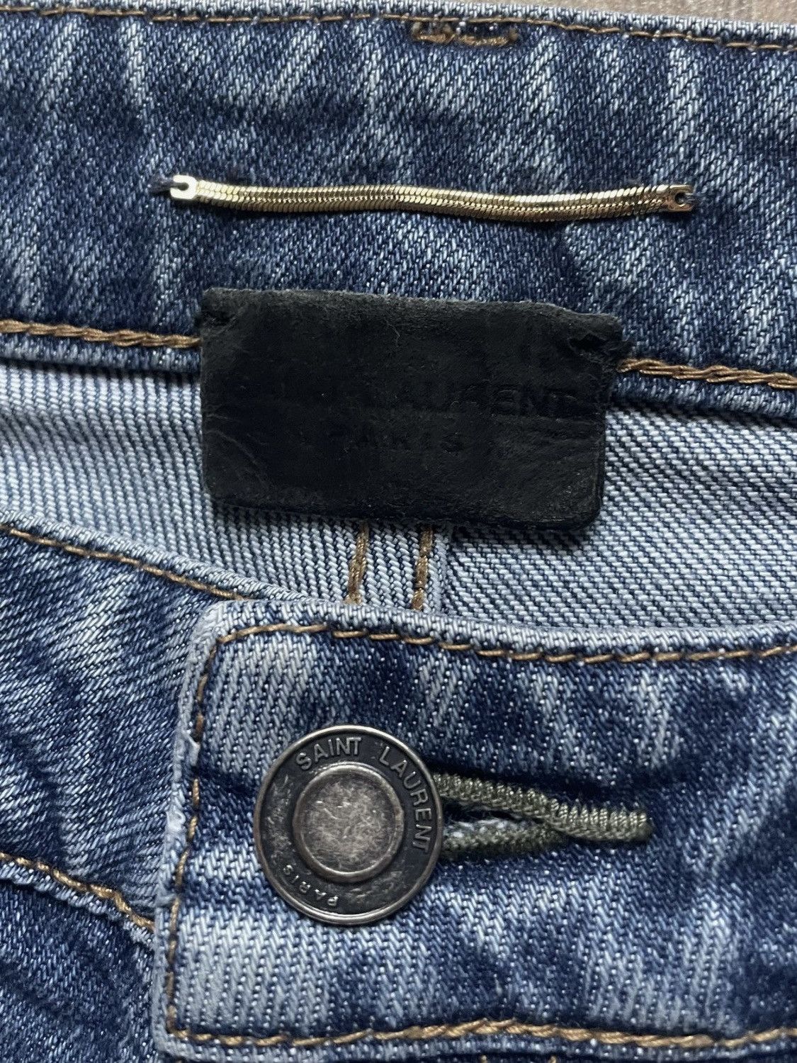 Hedi Slimane × Saint Laurent Paris Saint Laurent Paris D05 jeans Size US 29 - 4 Thumbnail