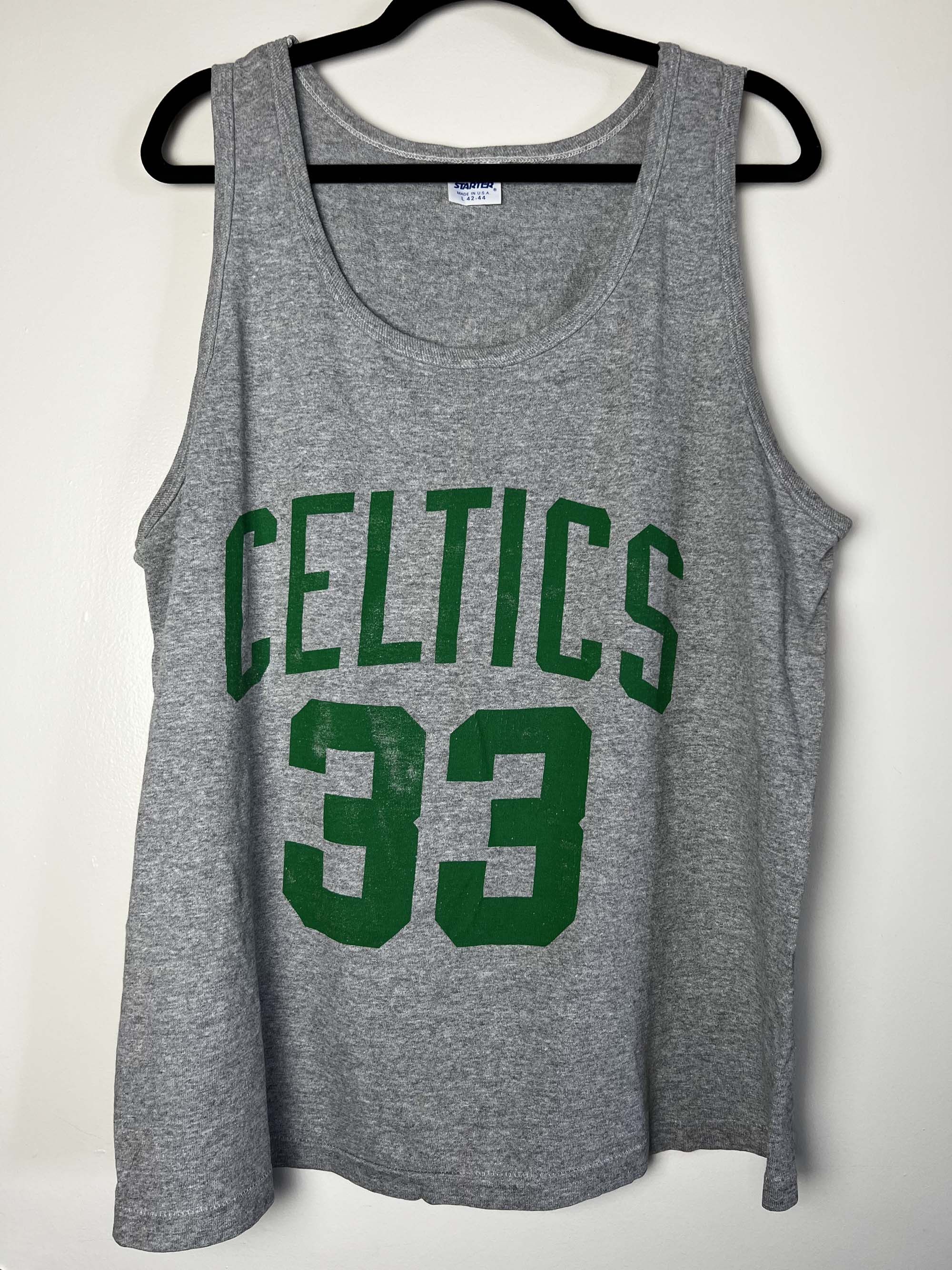 Starter Vintage 1990's Larry Bird - Boson, Celtics - Starter Tank Size US L / EU 52-54 / 3 - 2 Thumbnail
