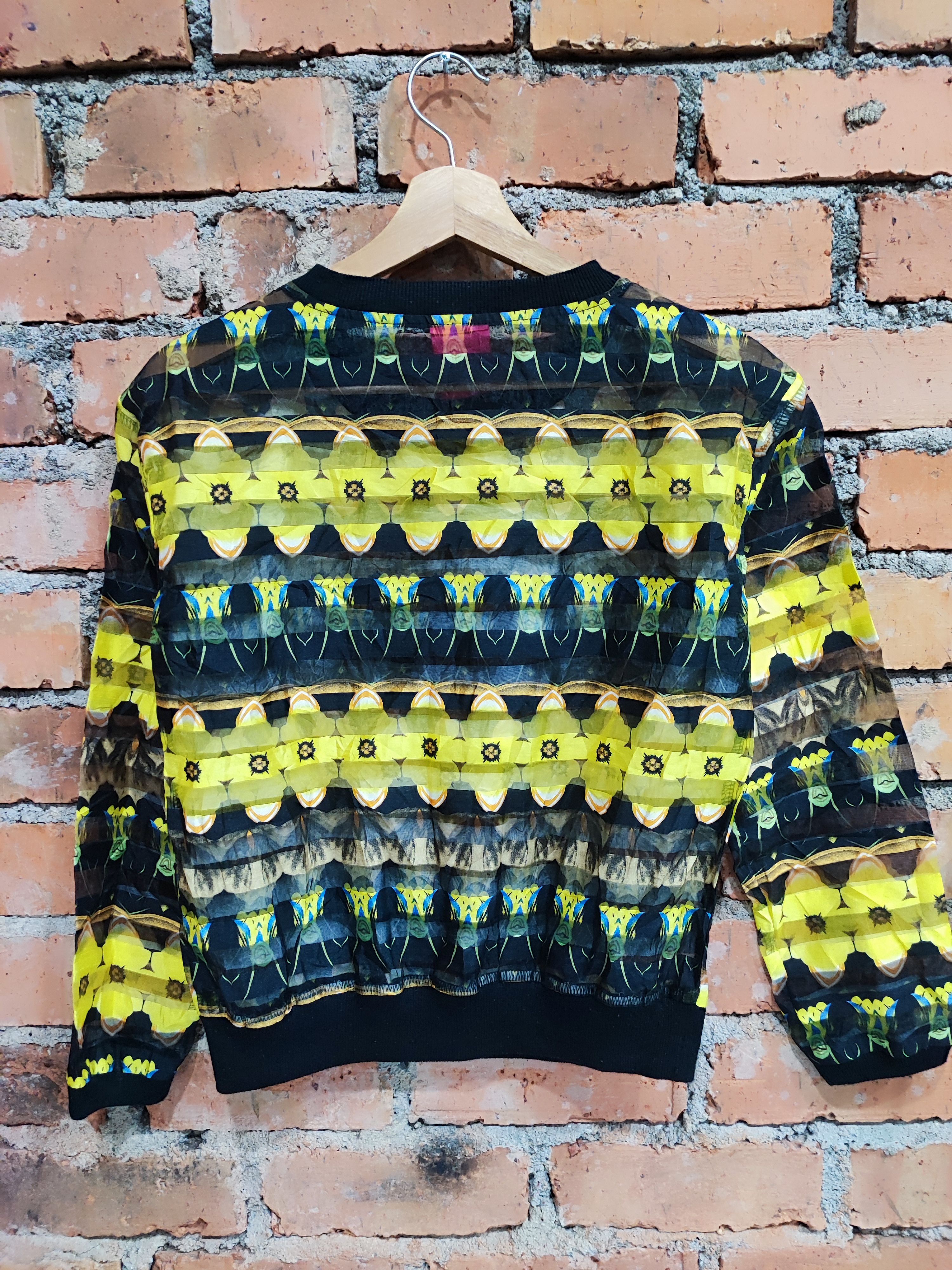 Japanese Brand CHRIS & VENUS TRANSPARENT PRINTED SHIRT Size S / US 4 / IT 40 - 7 Thumbnail