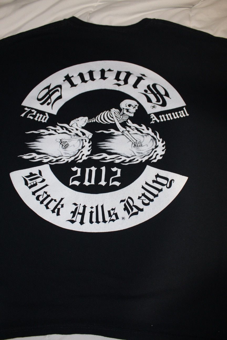 Vintage 2012 Strurgis Black Hills Rally Tee