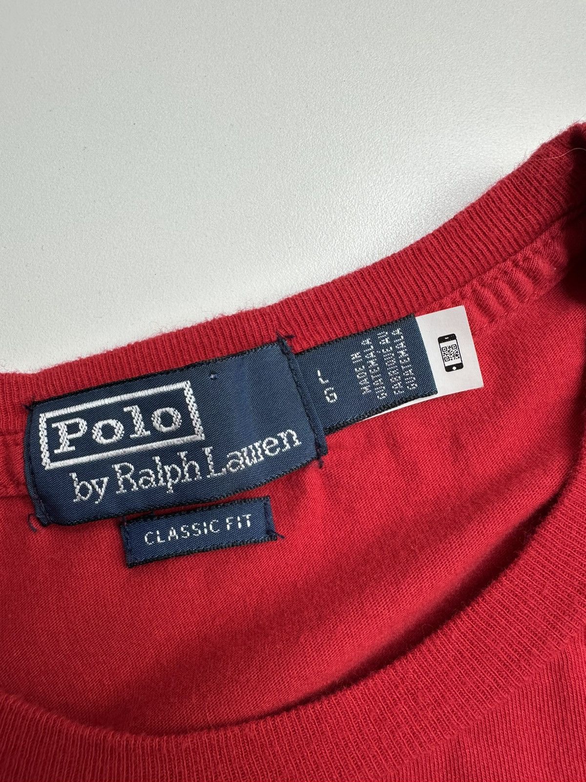 Polo Ralph Lauren Polo Ralph Lauren Classic Fit Flag Jersey T-Shirt Large Size US L / EU 52-54 / 3 - 3 Thumbnail