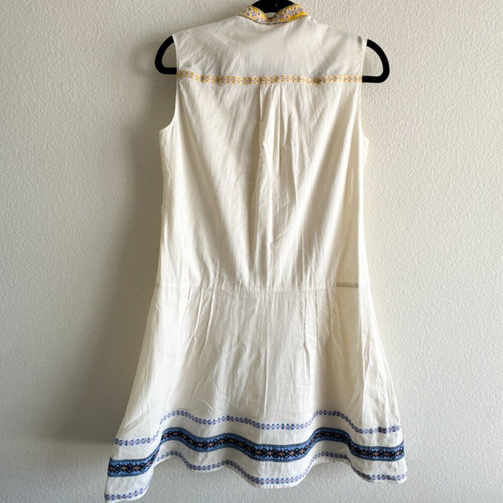 Tory Burch Tory Burch Embroidered Adriana Fit & Flare Dress Size 2 Size XS / US 0-2 / IT 36-38 - 7 Thumbnail