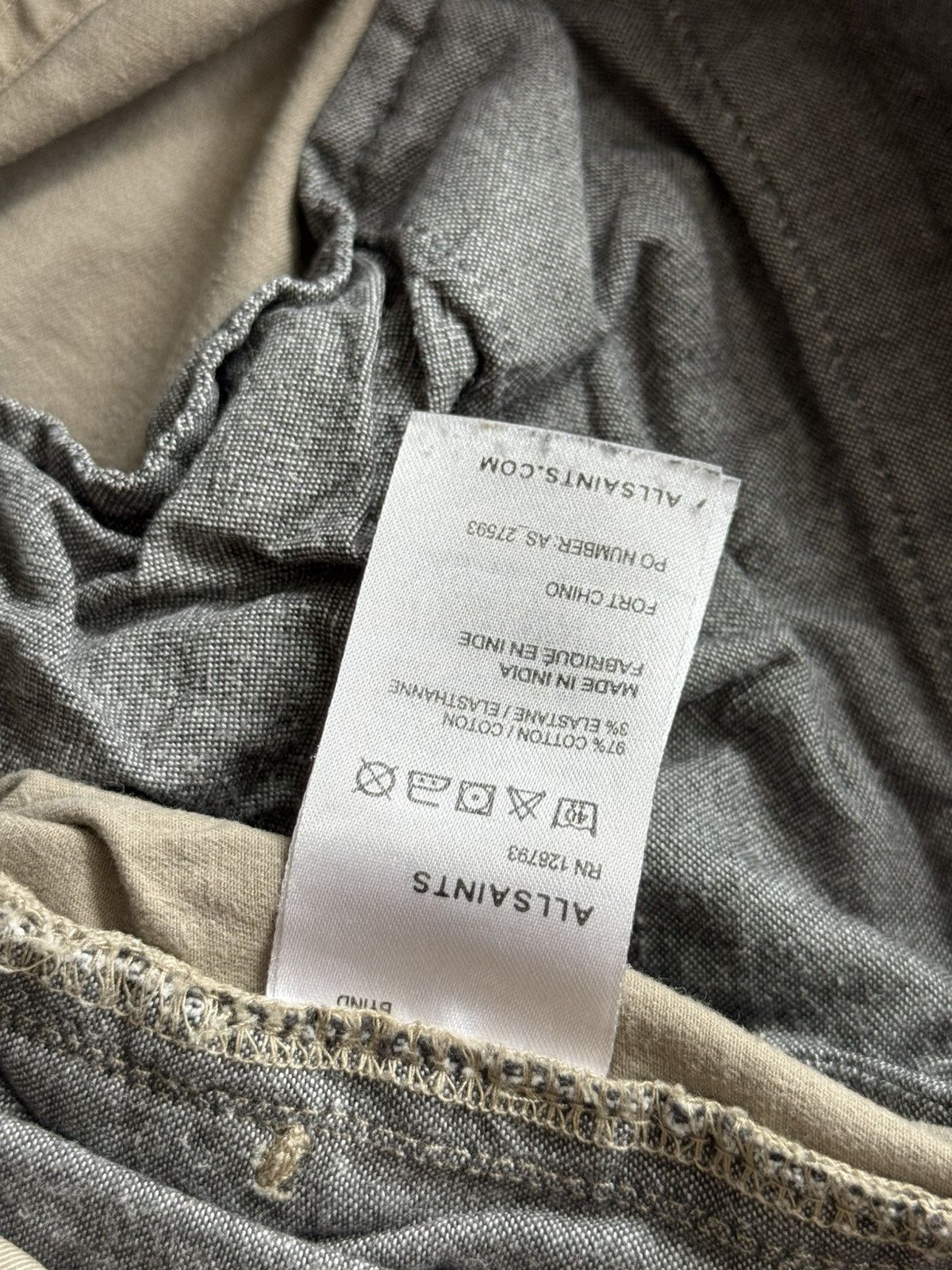 Allsaints Allsaints fort chino trousers pants Size US 32 / EU 48 - 7 Thumbnail