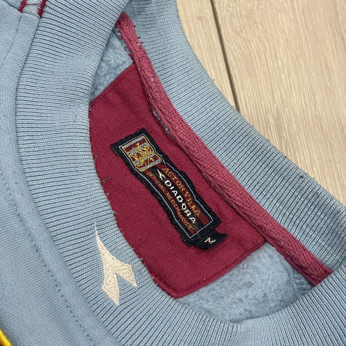 Diadora Vintage rare 90s Aston Villa Jersey Sweatshirt NTL goalkeepe Size US M / EU 48-50 / 2 - 5 Thumbnail