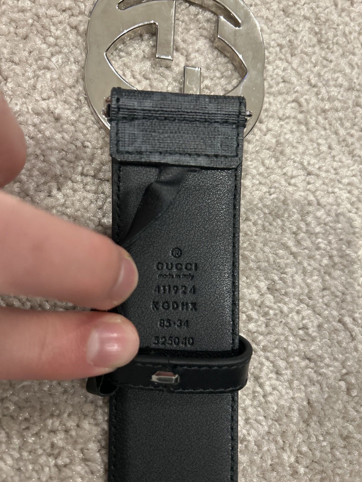 Gucci Gucci Double G Men’s Belt Size 32 - 1 Thumbnail