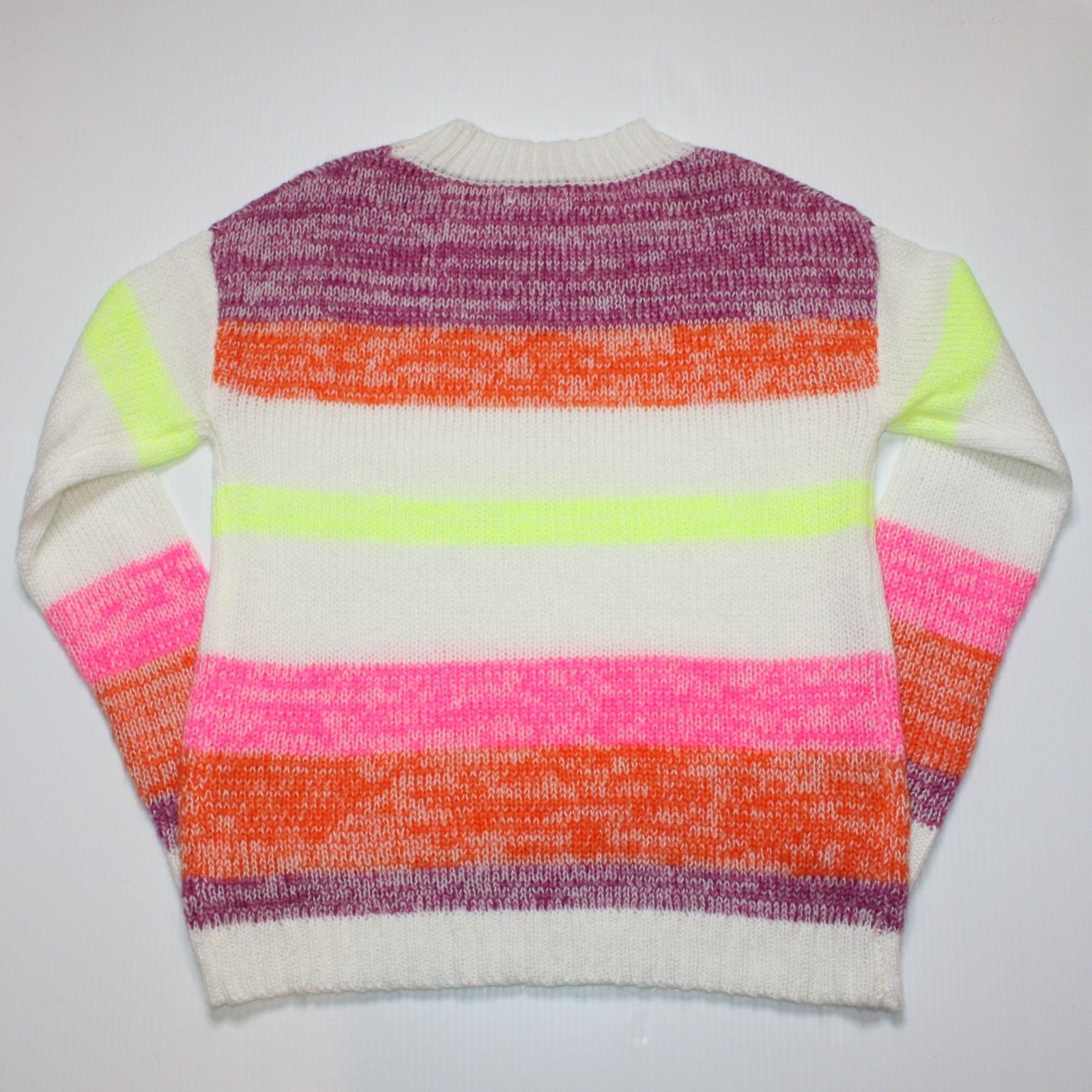 Other Allison Joy Izzy Neon Stripe Sweater NWT MSRP $88 Size S / US 4 / IT 40 - 2 Thumbnail