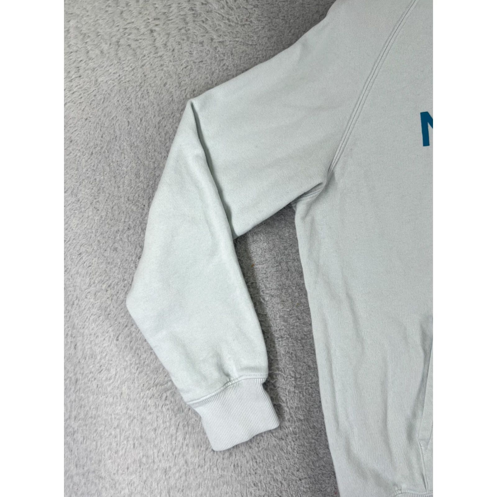 The North Face VINTAGE - The North Face Hoodie - Sweatshirt (Womens) - Large - Green - Logo - Pocket - Pullover - Cotton Blend - Regular Fit - All Seasons - Womens Size L / US 10 / IT 46 - 3 Thumbnail