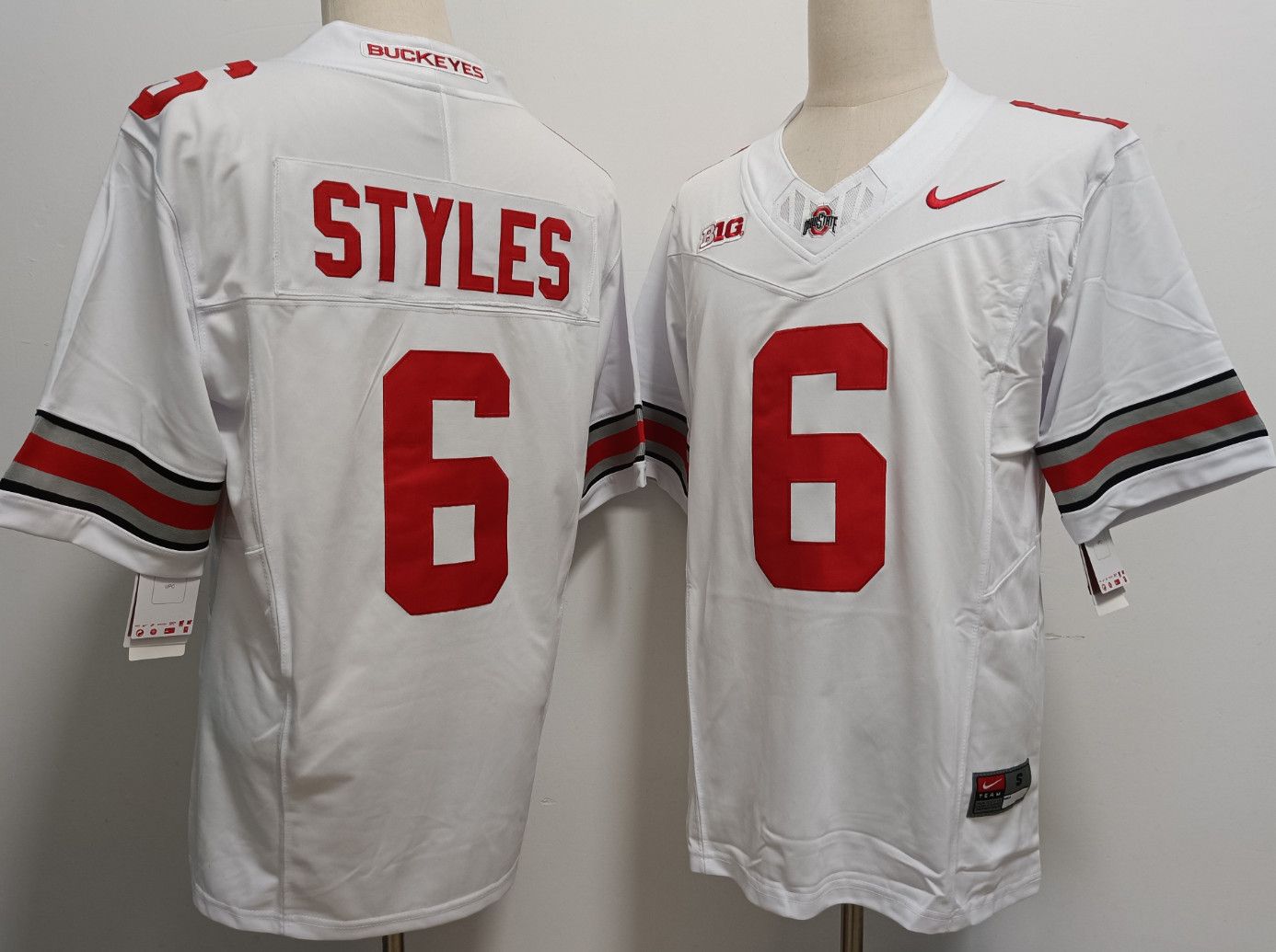 Other Men's Ohio State Buckeyes #6 Sonny Styles White Jersey Size US S / EU 44-46 / 1 - 1 Thumbnail