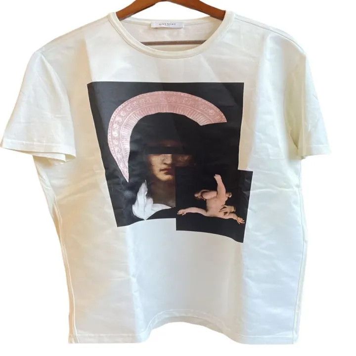 Givenchy Givenchy Silk Short Sleeve T-Shirt Unisex Size US M / EU 48-50 / 2 - 1 Thumbnail