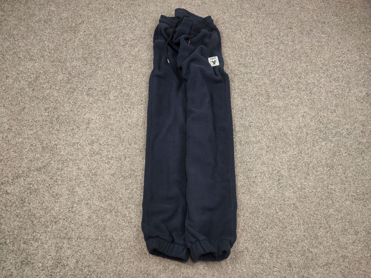 Japanese Brand J ian Ye Japanese Design TWB Dark Blue Baggy Fleece Pants Size US 32 / EU 48 - 2 Thumbnail