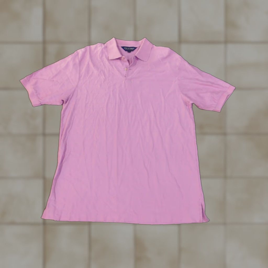 Ralph Lauren Ralph Lauren Polo Shirt Mens Large Purple Pony Logo Classic Cotton Knit Short Sleeve Polo Collared Casual All Seasons Golf Size US L / EU 52-54 / 3 - 1 Thumbnail