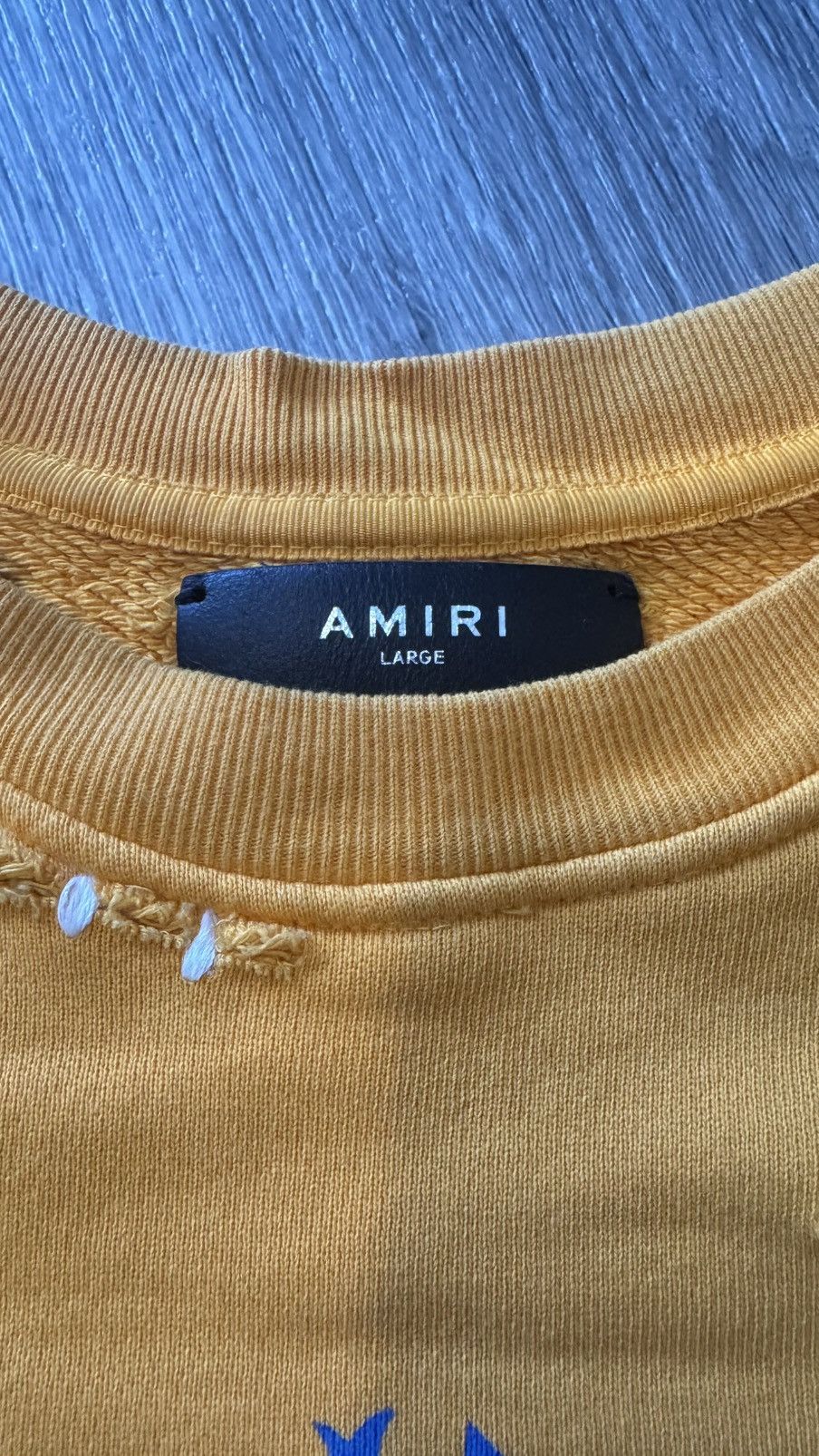 Amiri Amiri Golden Guardians Sweater - Yellow - Large Oversized Size US L / EU 52-54 / 3 - 3 Thumbnail