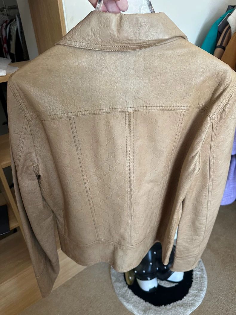 Gucci Gucci Classic leather jacket Size M / US 6-8 / IT 42-44 - 2 Thumbnail