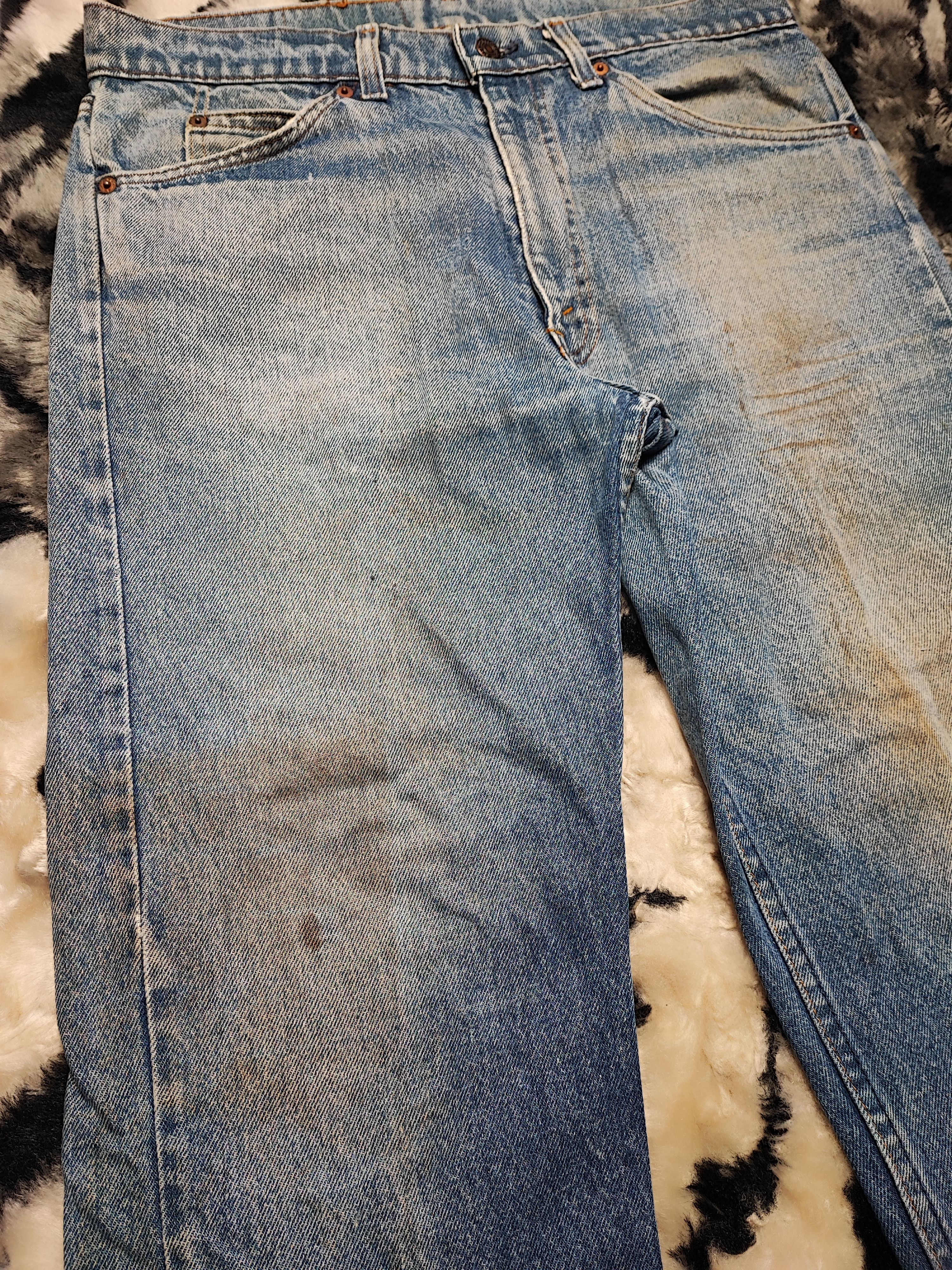 Jean 70s Vintage Levi’s Oren Tag Faded Jeans 32x34 Size US 32 / EU 48 - 4 Thumbnail