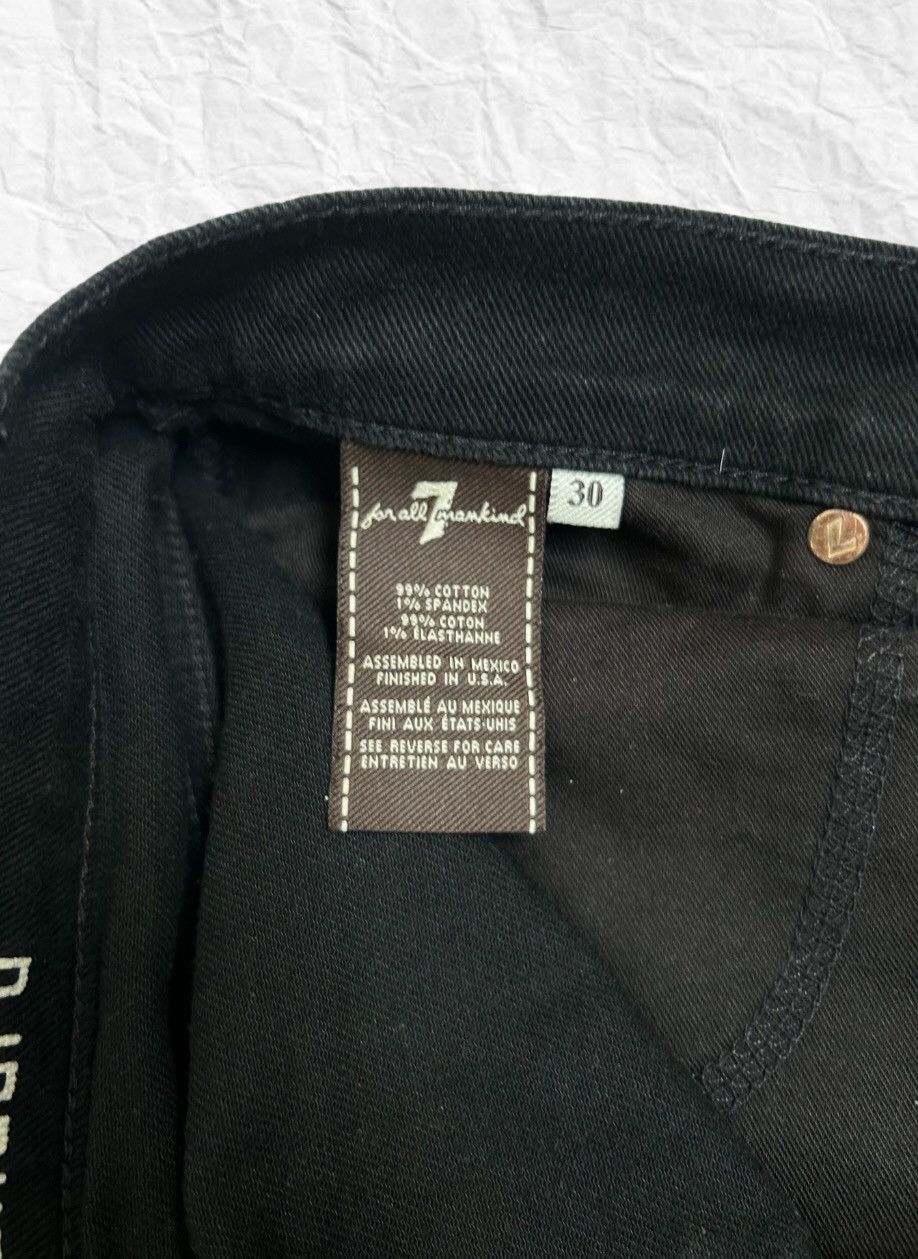 Seven 7 7 for All Mankind Standard Fit Black Jeans Size US 30 / EU 46 - 7 Thumbnail