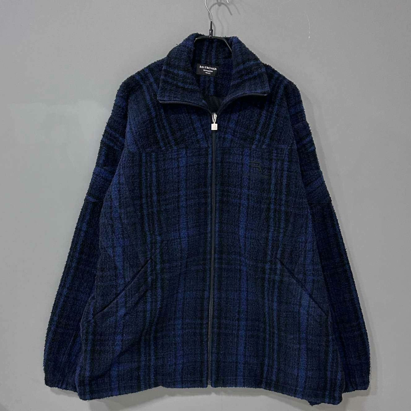 Balenciaga Balenciaga Plaid Blue Jacket XS Women Size XS / US 0-2 / IT 36-38 - 1 Thumbnail