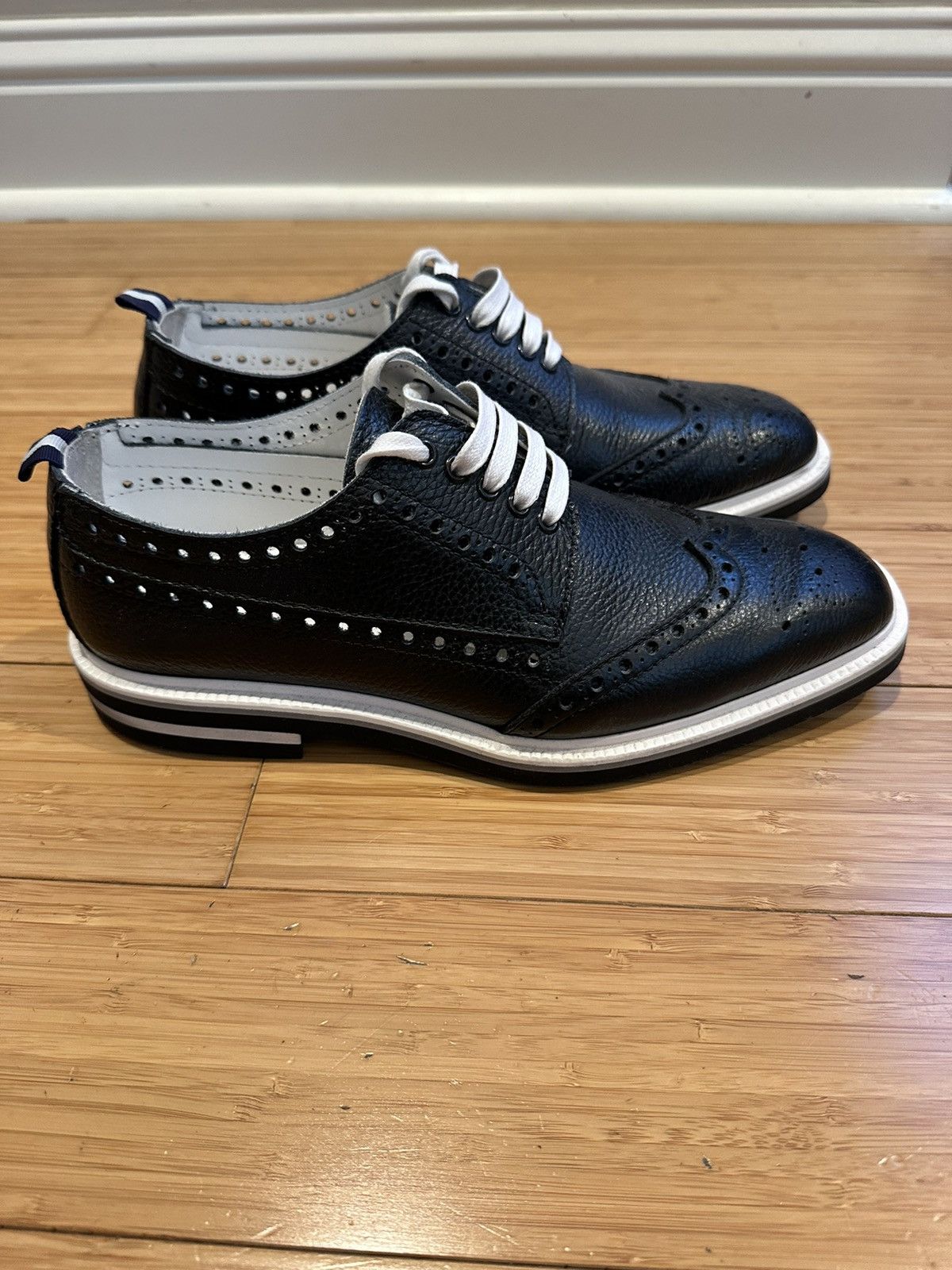 Other Loriblu Men’s Navy Leather Derby Shoes IT 41 / US 9.5 Size US 8.5 / EU 41-42 - 4 Thumbnail