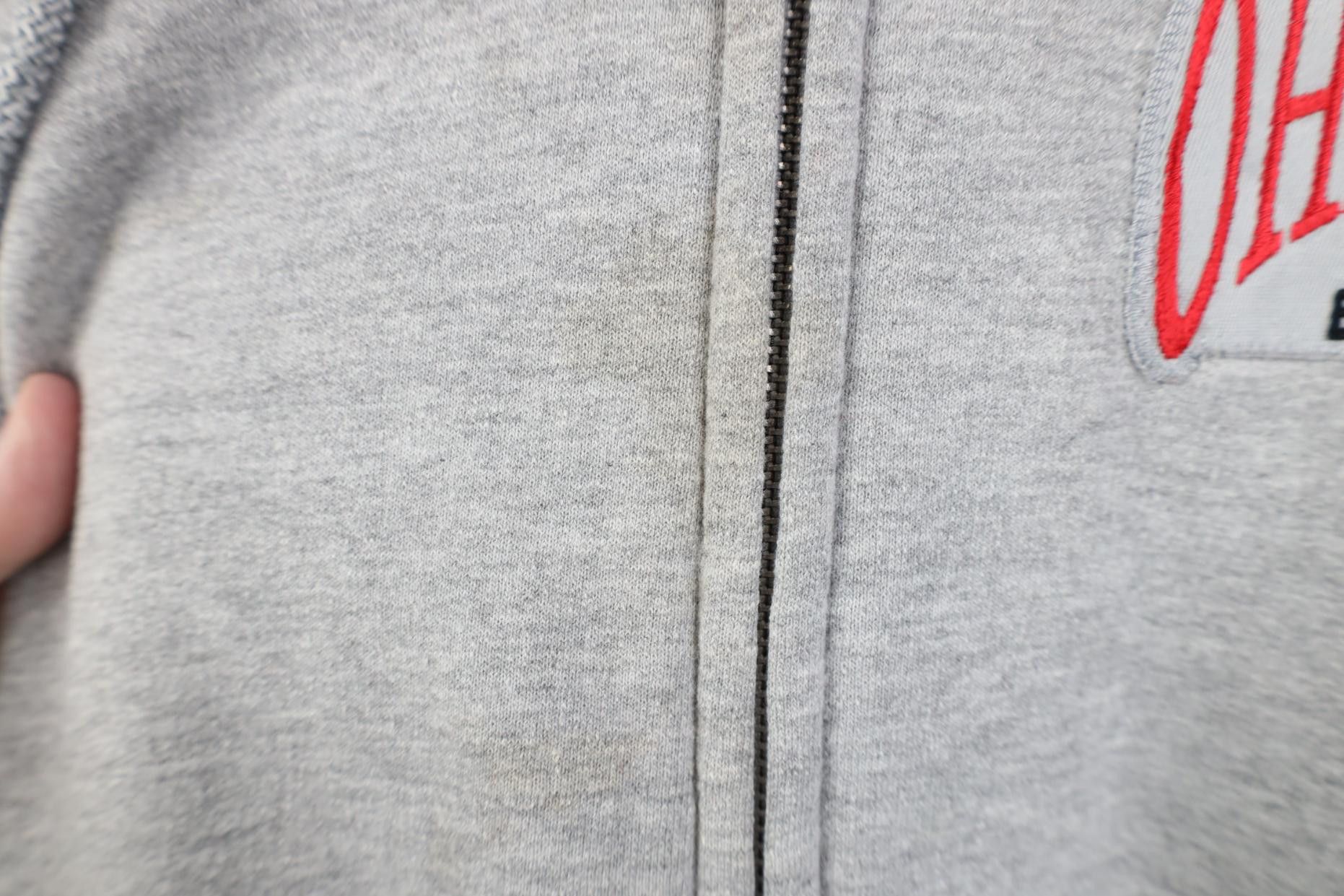 Vintage Vintage 90s Ohio State University Full Zip Hoodie Sweatshirt Size US XXL / EU 58 / 5 - 5 Thumbnail