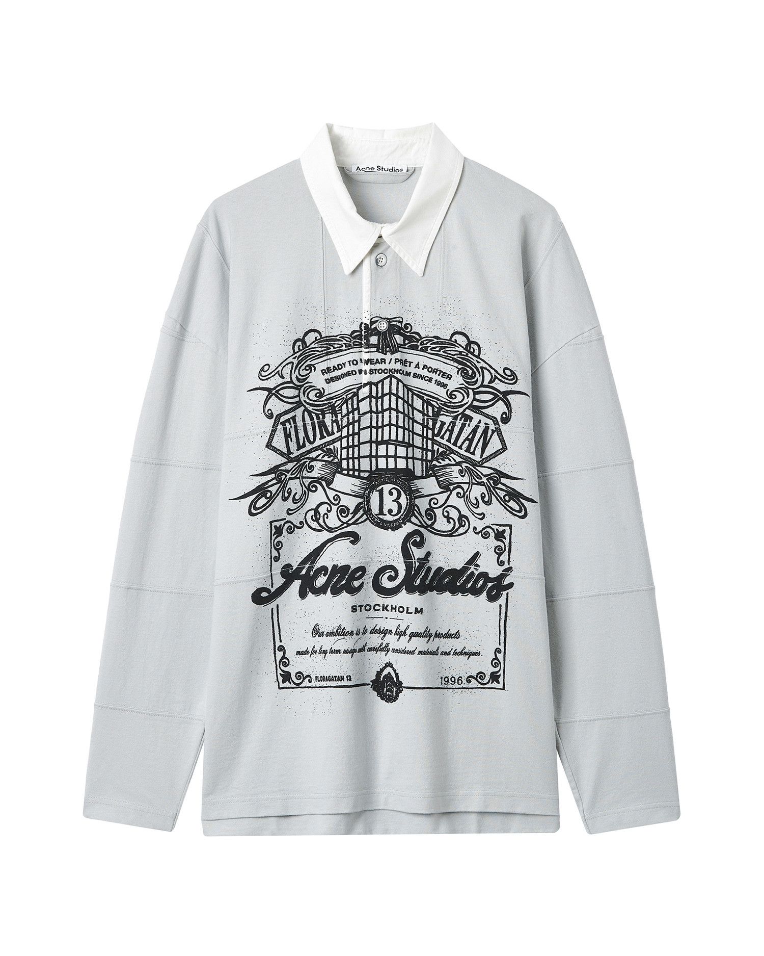 Acne Studios Acne Studios Pattern Print Long Sleeve Shirt Size S / US 4 / IT 40 - 1 Thumbnail