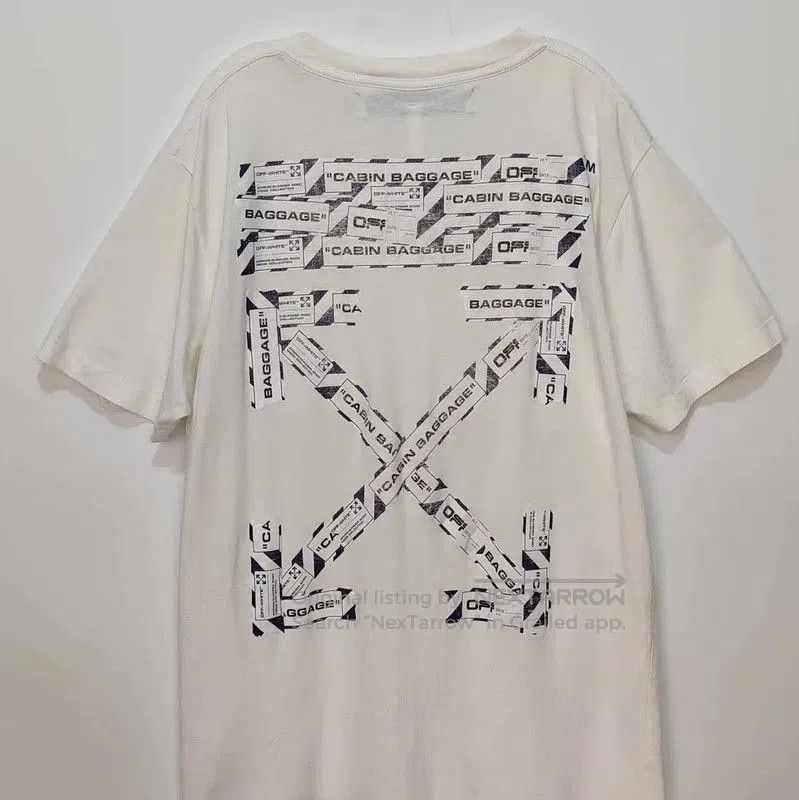 Off-White Off-White White Cotton Men's T-Shirt Size XL . Size US XL / EU 56 / 4 - 2 Thumbnail