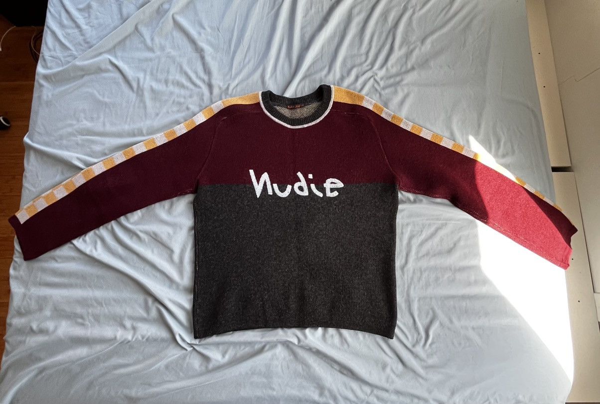 Nudie Jeans × Vintage Vintage Nudie Jeans Sweater Size US L / EU 52-54 / 3 - 1 Thumbnail