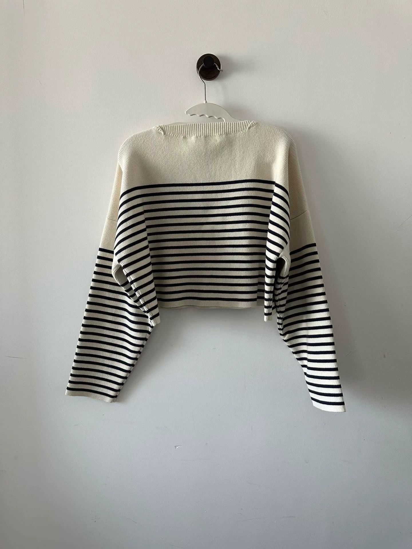 Celine Celine striped logo sweater M Size M / US 6-8 / IT 42-44 - 2 Thumbnail