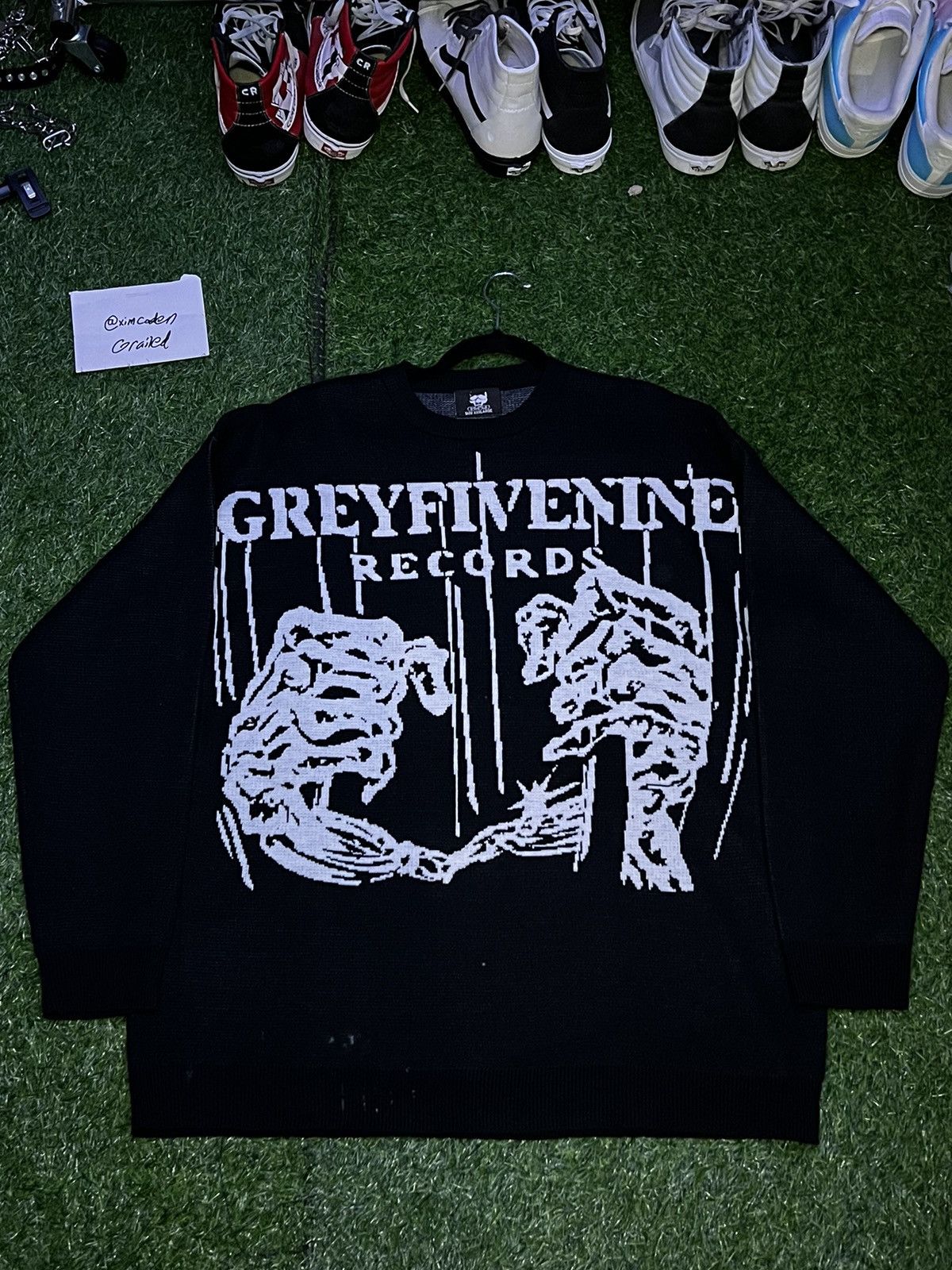 $uicideboy$ G59 Christo purchases Crewneck Sweater Grey