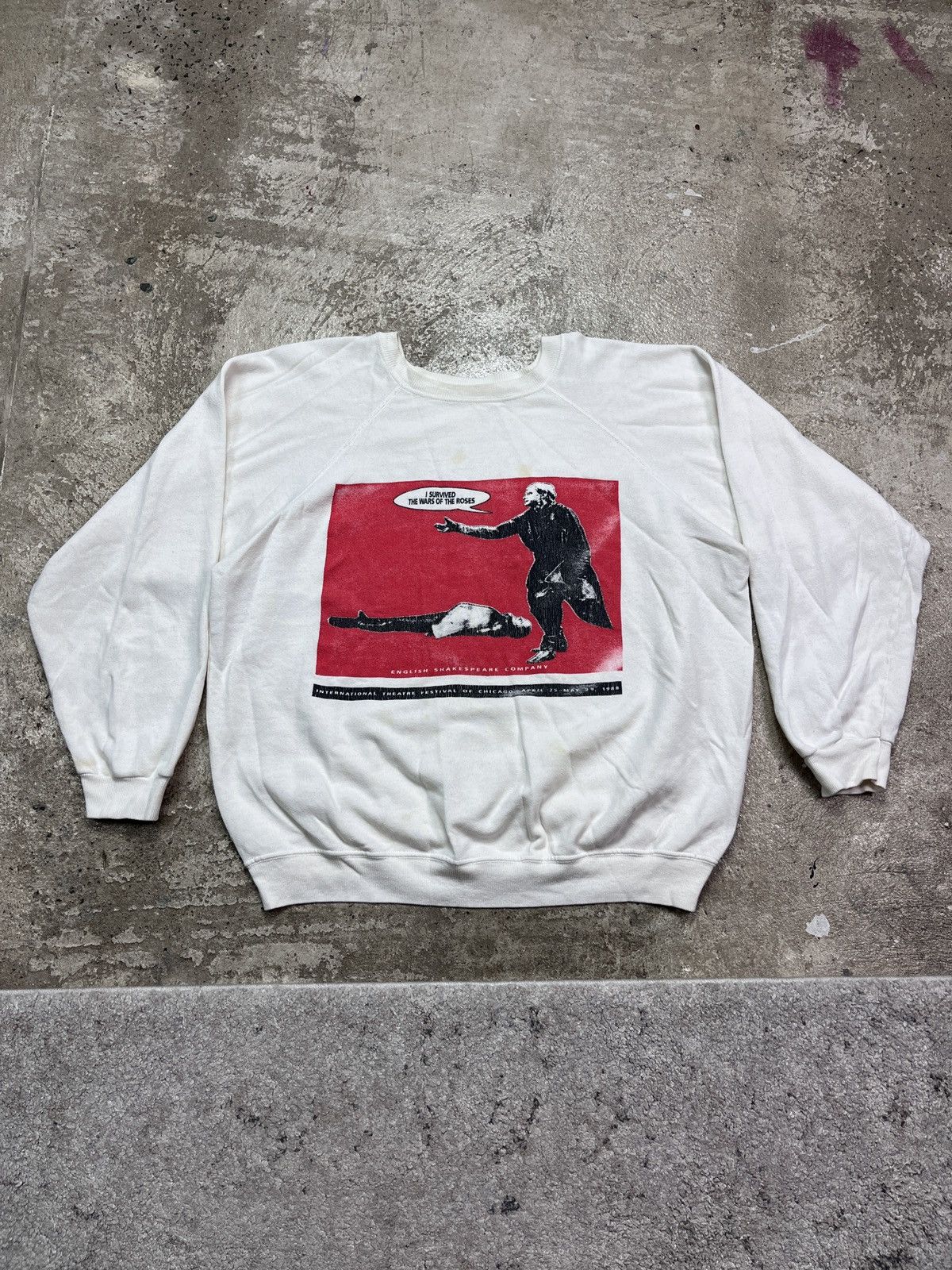 1988 SHAKESPEARE THEATRE CHICAGO FADED SWEATSHIRT - № 1303
