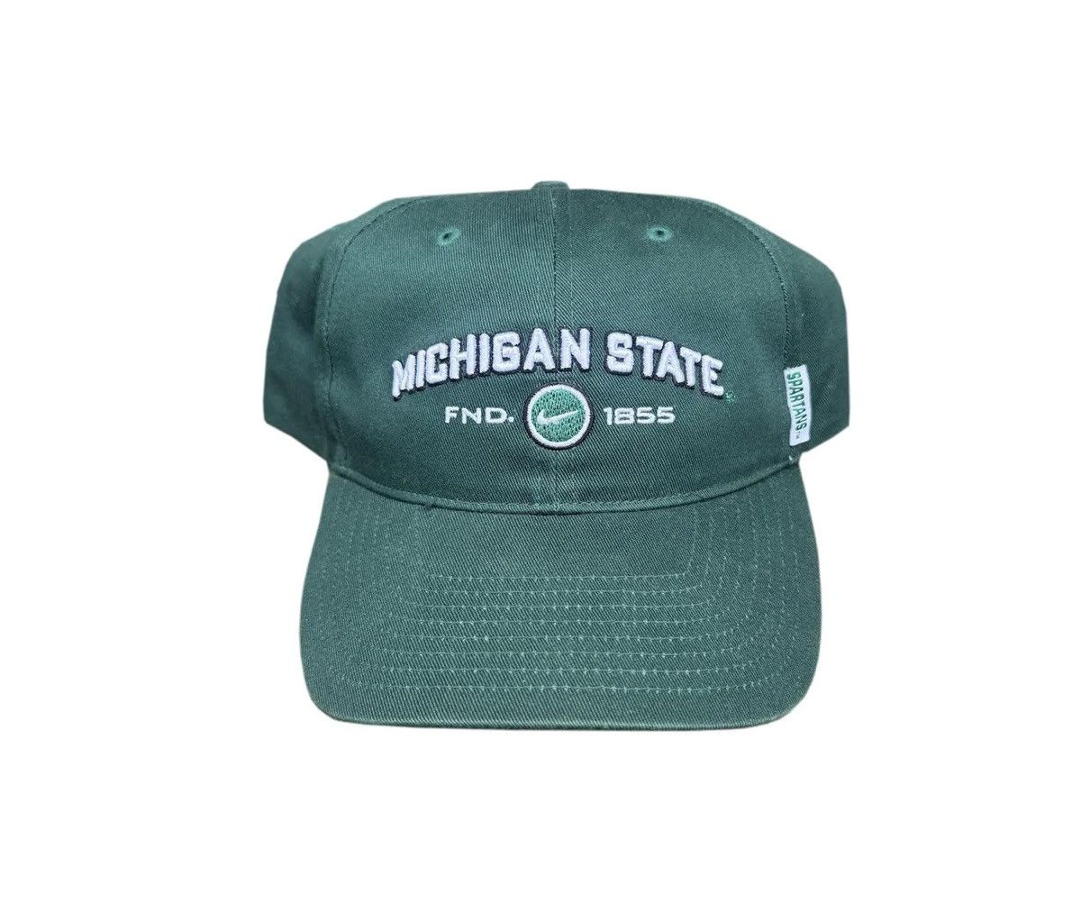Nike Vintage Nike Michigan State Spartans Green Hat Size ONE SIZE - 1 Preview