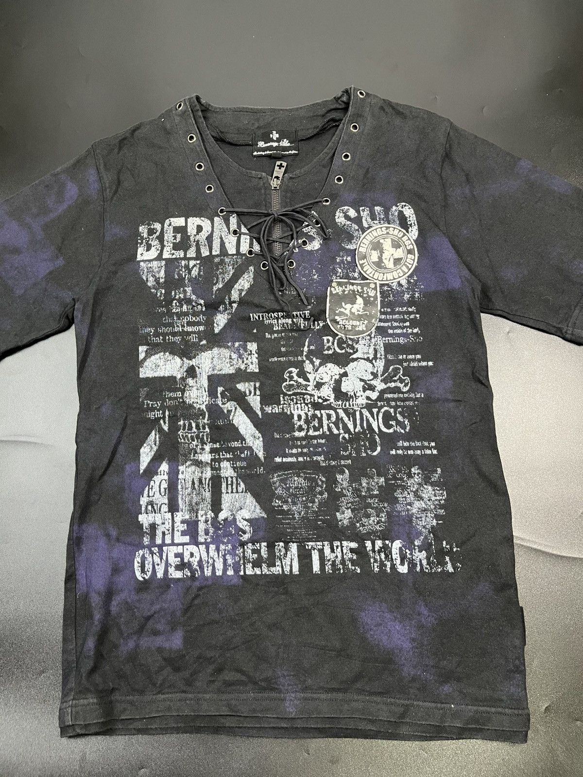If Six Was Nine × Japanese Brand × Le Grande Bleu (L.G.B.) Japanese Bernings sho Skulls Cross double layers Size US M / EU 48-50 / 2 - 4 Thumbnail