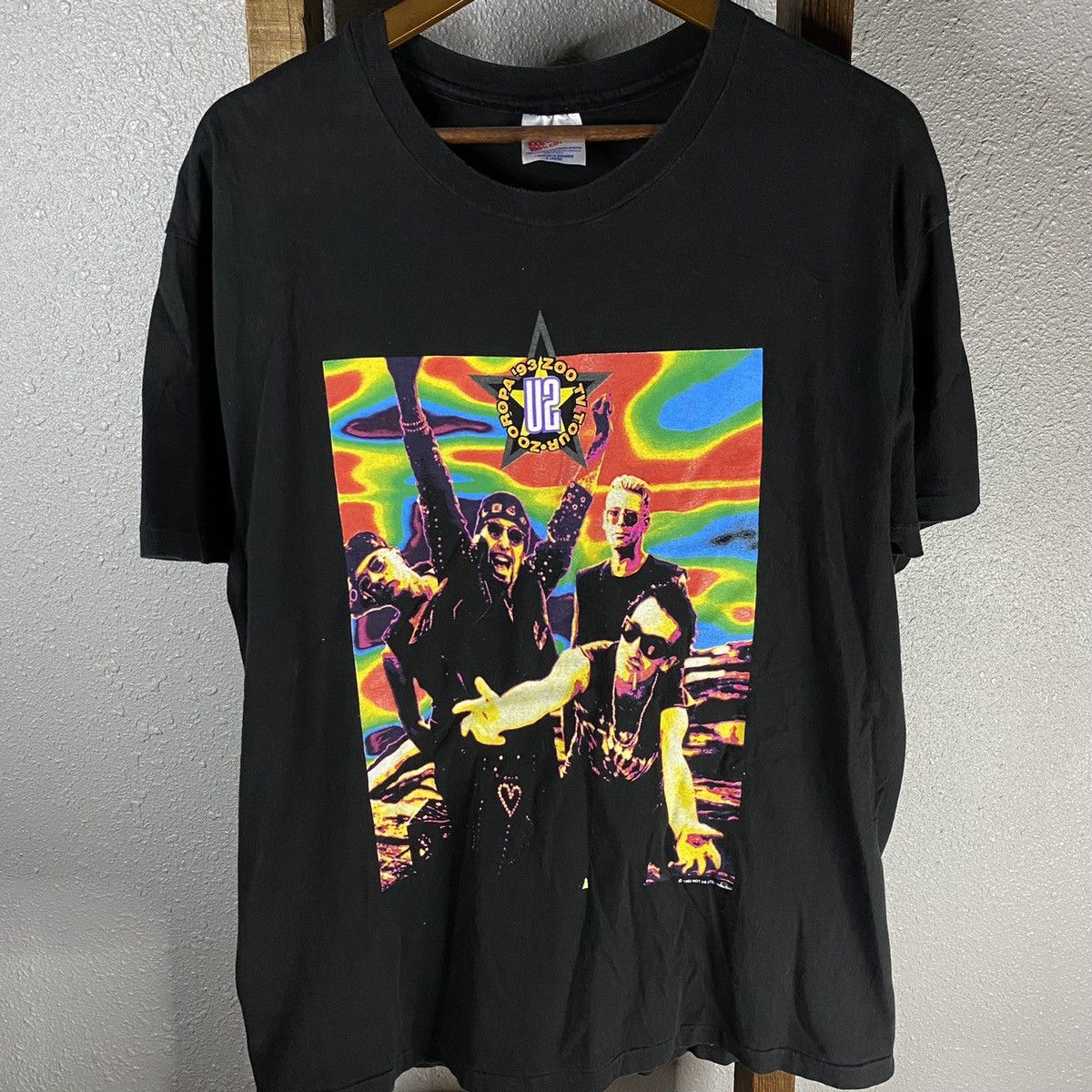 Band Tees × Vintage Vintage 1992 U2 Zoo TV tour Shirt Size US L / EU 52-54 / 3 - 1 Thumbnail