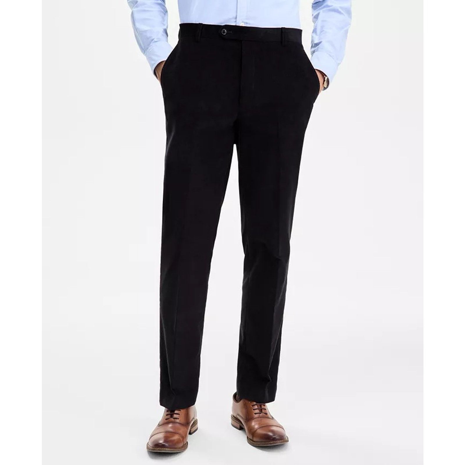 Tommy Hilfiger Tommy Hilfiger Men's Black Solid Corduroy Pants Size 40x32 Size US 40 / EU 56 - 2 Thumbnail