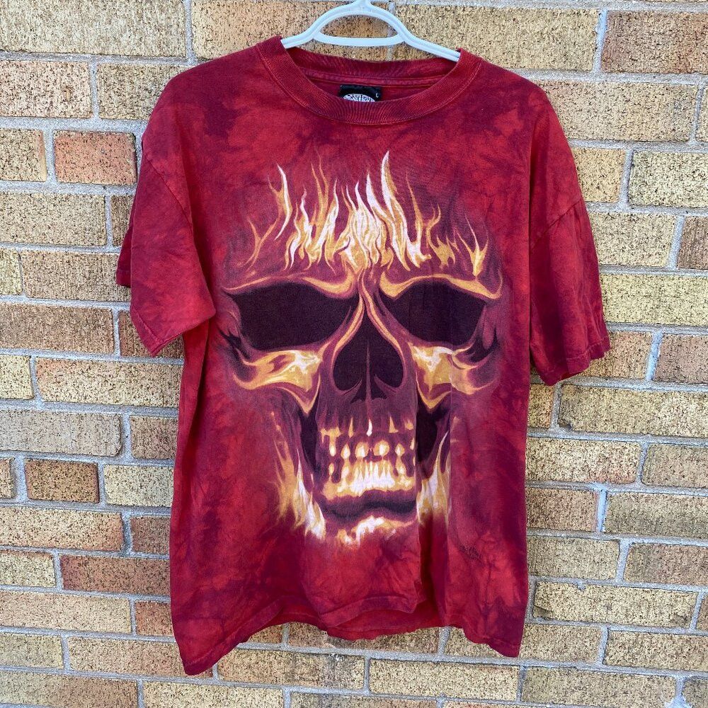Vintage Vintage 2005 Skullbone Marvel Red Skull T Shirt Large Size US L / EU 52-54 / 3 - 1 Thumbnail