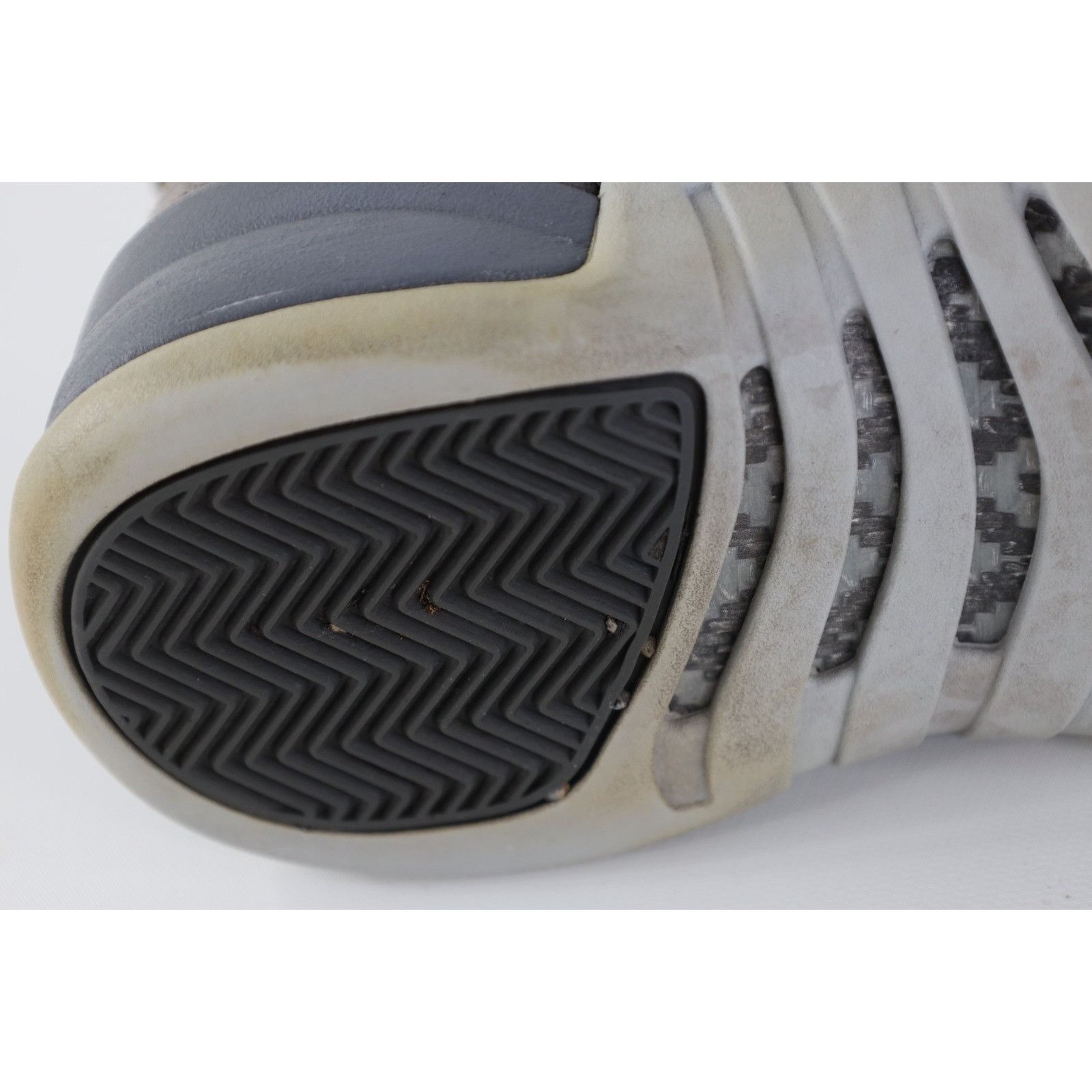 Nike Nike Air Jordan Retro 12 Distressed Dark Wolf Gray Shoes Size US 9.5 / EU 42-43 - 14 Thumbnail