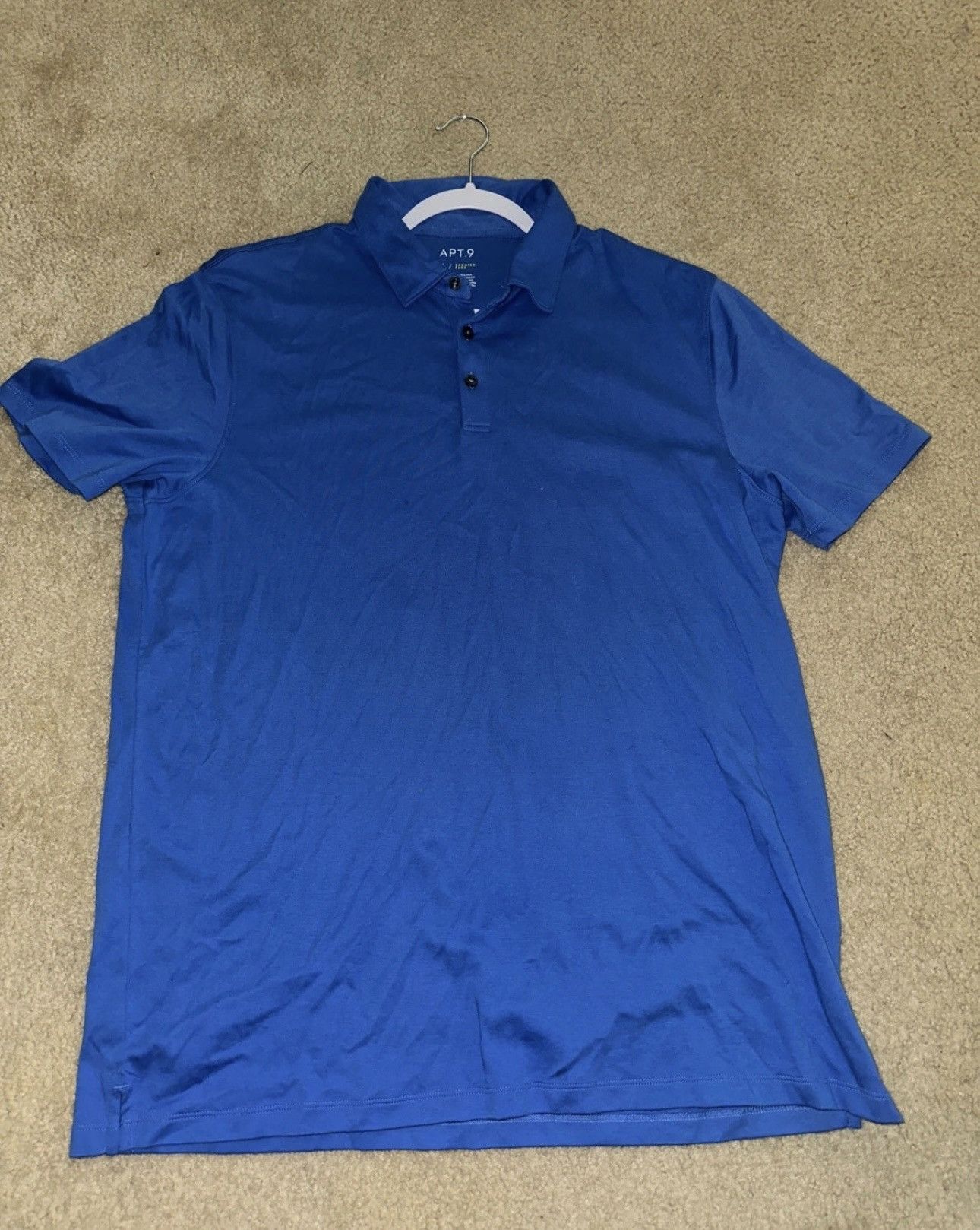 Apt. 9 Apt.9 Blue Polo Shirt Size US XL / EU 56 / 4 - 1 Thumbnail