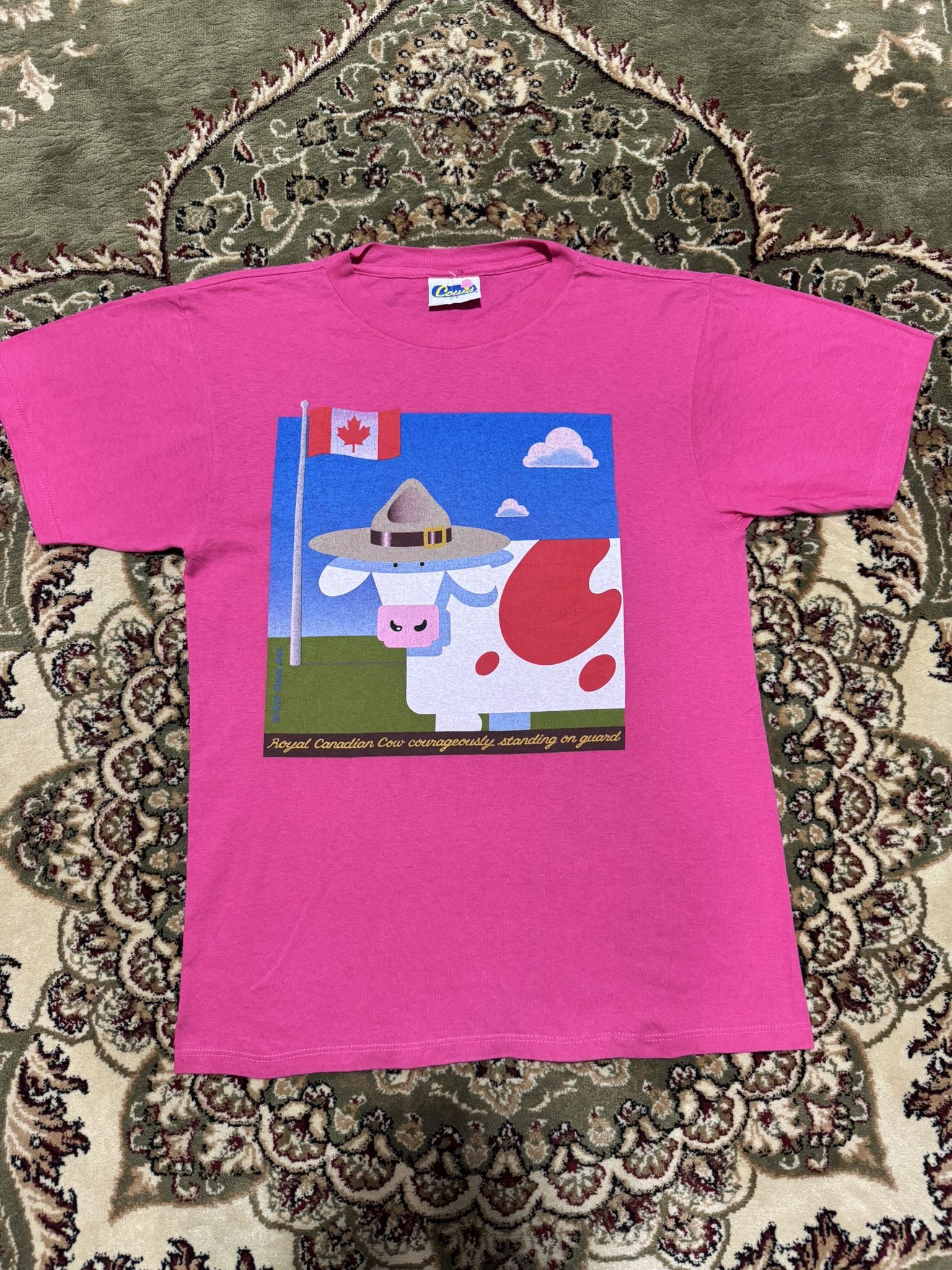 Sports Specialties × Vintage Vintage 90's Cows Royal Canadian Big Logo T shirt Size US M / EU 48-50 / 2 - 1 Thumbnail