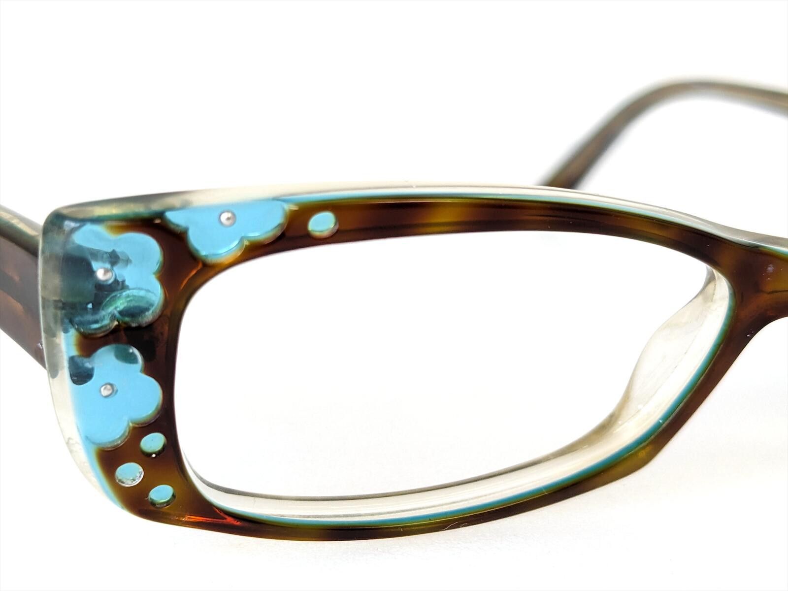 Other Jean Lafont Primrose Women Eyeglasses France | Tortoise Blue Size ONE SIZE - 5 Thumbnail